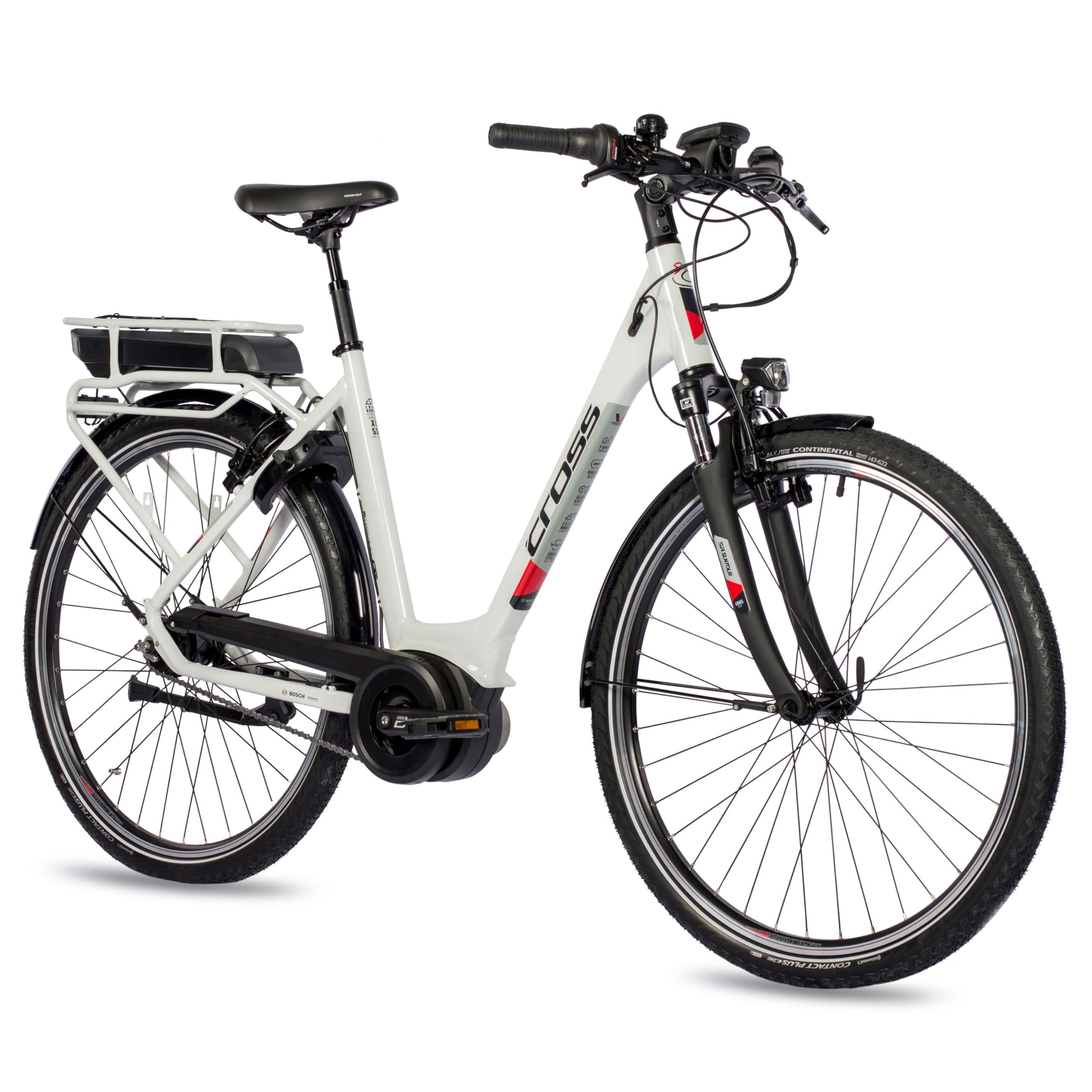 Airtracks 28 Zoll Trekking Fahrrad E-Bike V-Tron LS Rack Bosch Active LINE 400 Wh 7X Gang Shimano Nexus - Rahmen 45cm 50cm 55cm - Mod 2026