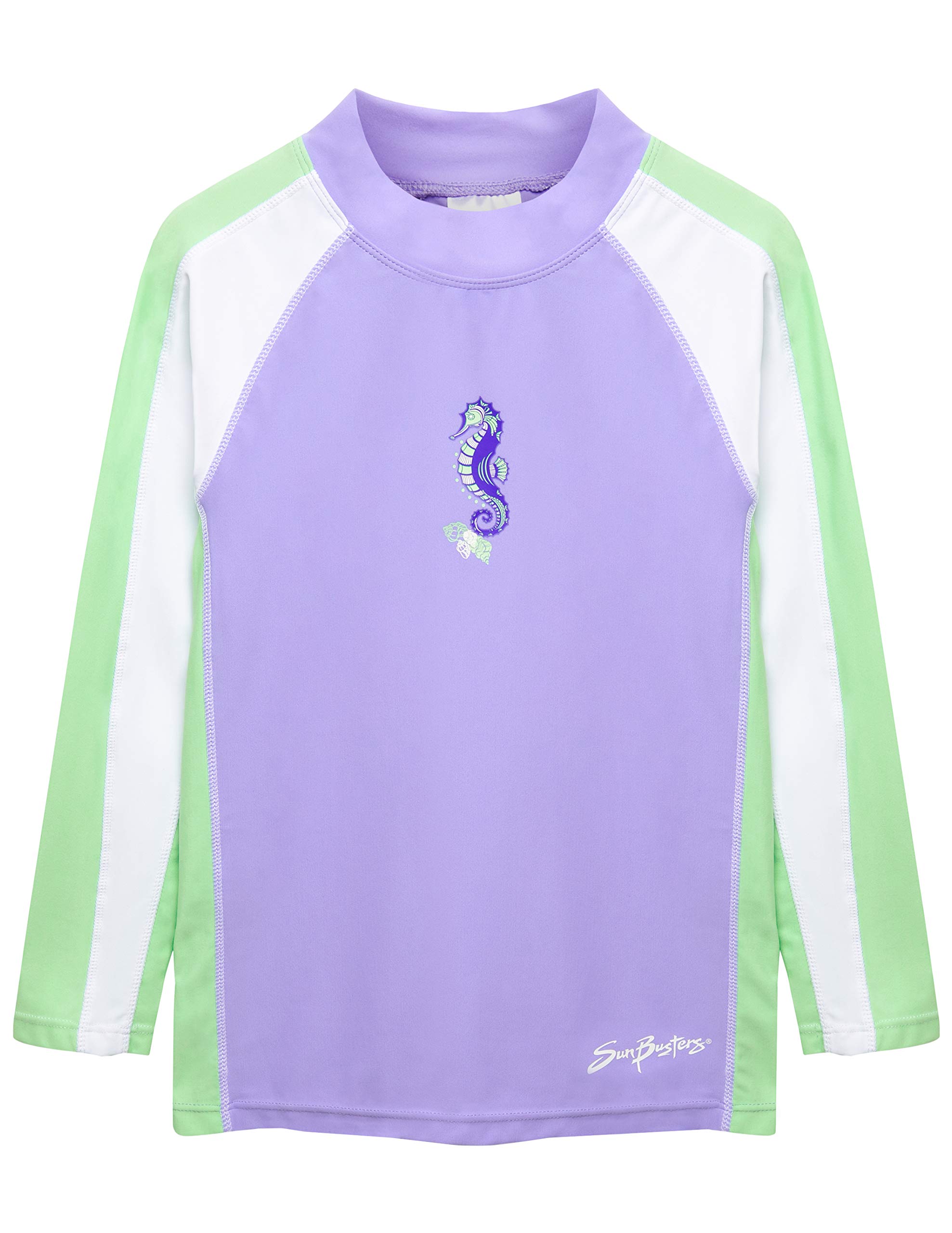 Girls Long Sleeve Rash Guard 12 mos - 12 yrs, UPF 50+ Sun Protection