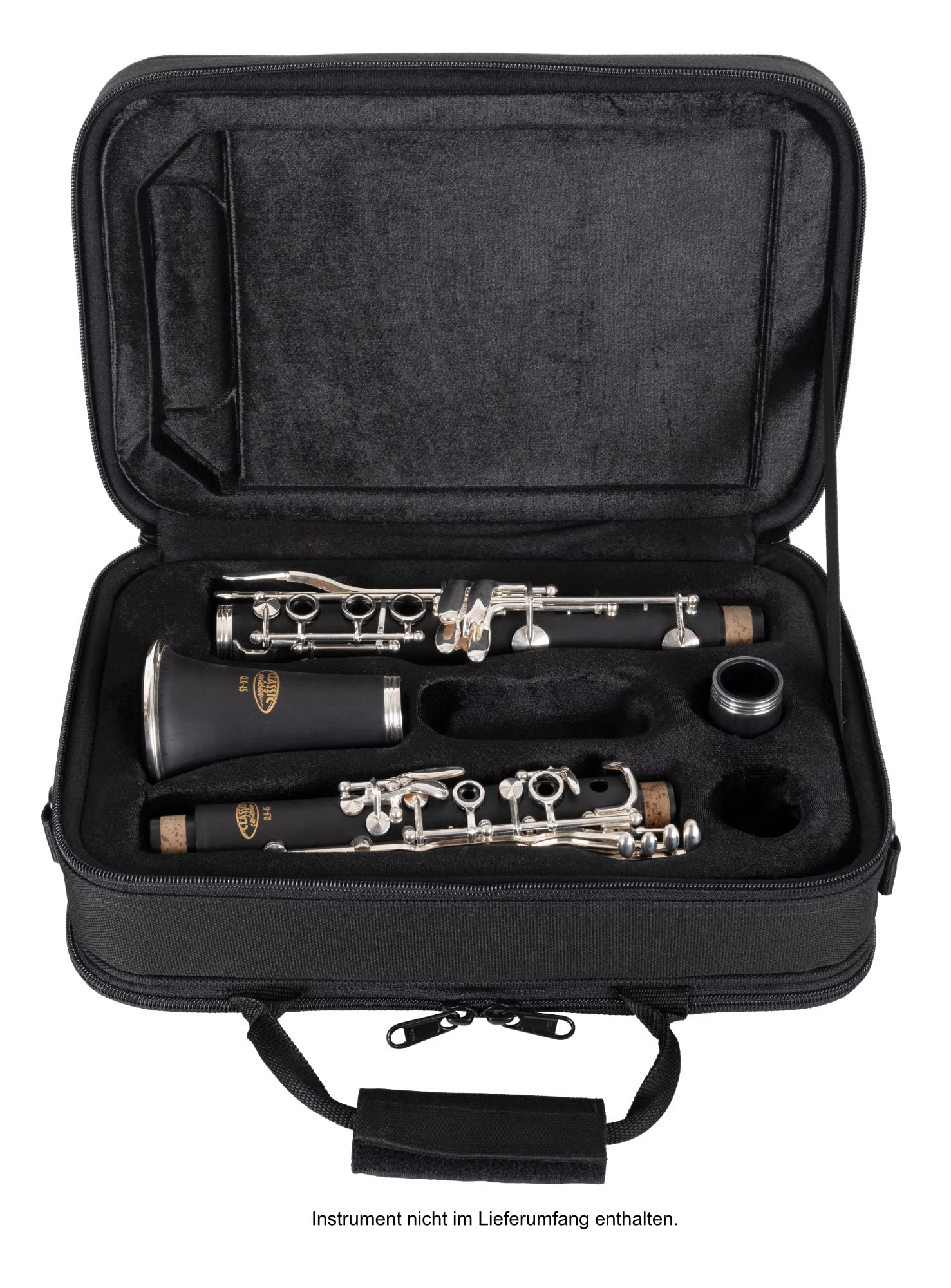 Estuche Ligero Lechgold para Clarinete (Boehm), Correa de hombro ajustable