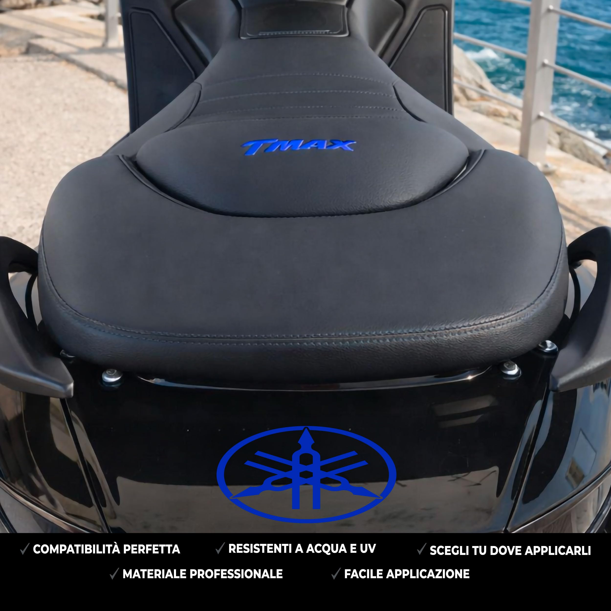 Adesivi Compatibili con Yamaha TMAX 500/530 – Kit Sticker Moto Scooter in Vinile Alta Qualità – Impermeabili, Resistenti UV – Facile Applicazione – Vari Colori - 4