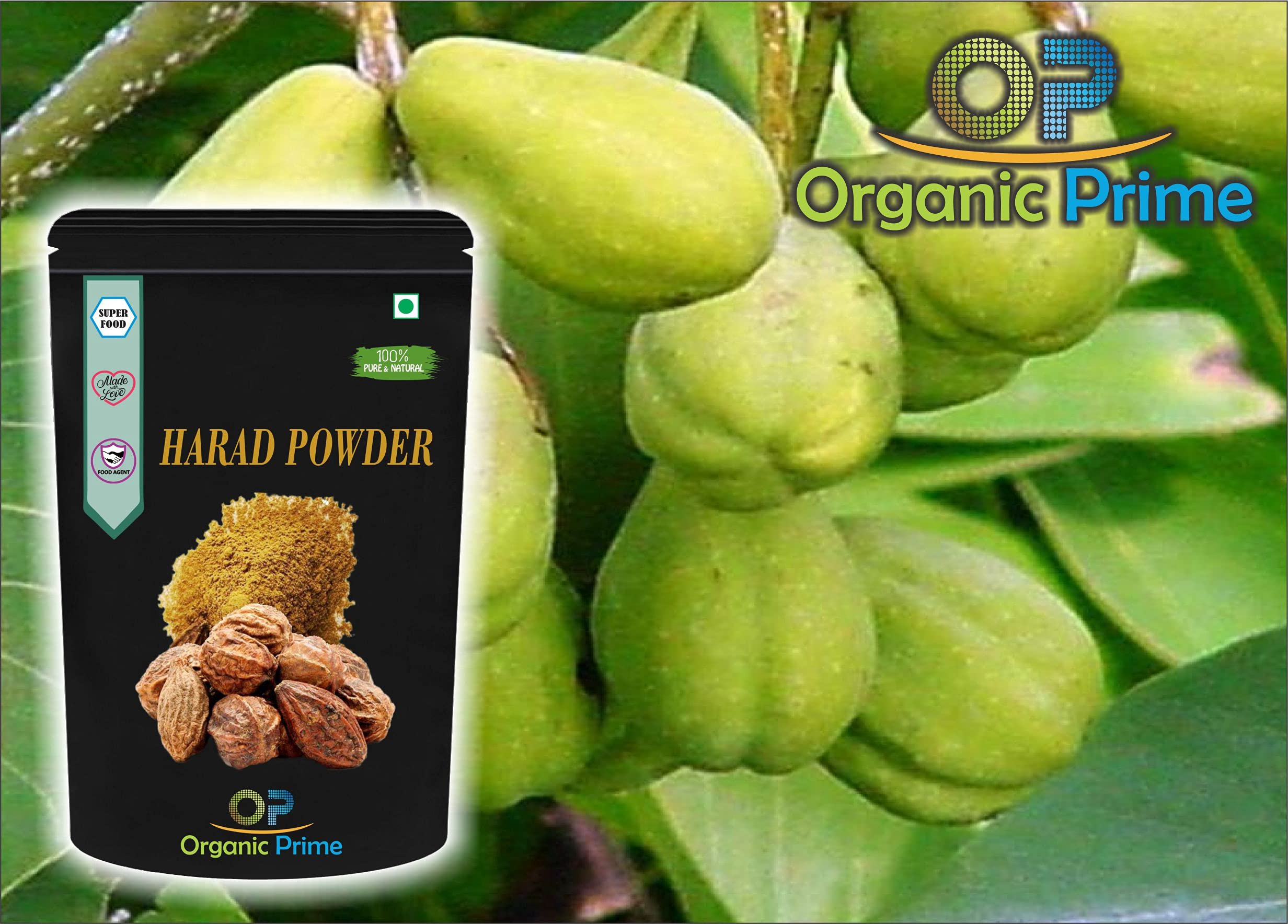 Organic Prime Harad | Haritaki Powder | Terminalia Chebula - 100 GM By Organic Prime 2