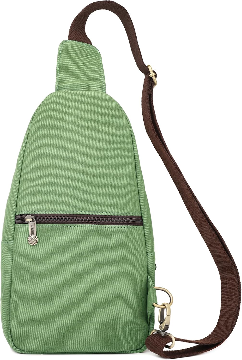 SILKAREA Canvas Sling Bag for Wome Crossbody Purse Small Sling Backpack Purse Travel Hiking Chest Bag Daypack - Image 2