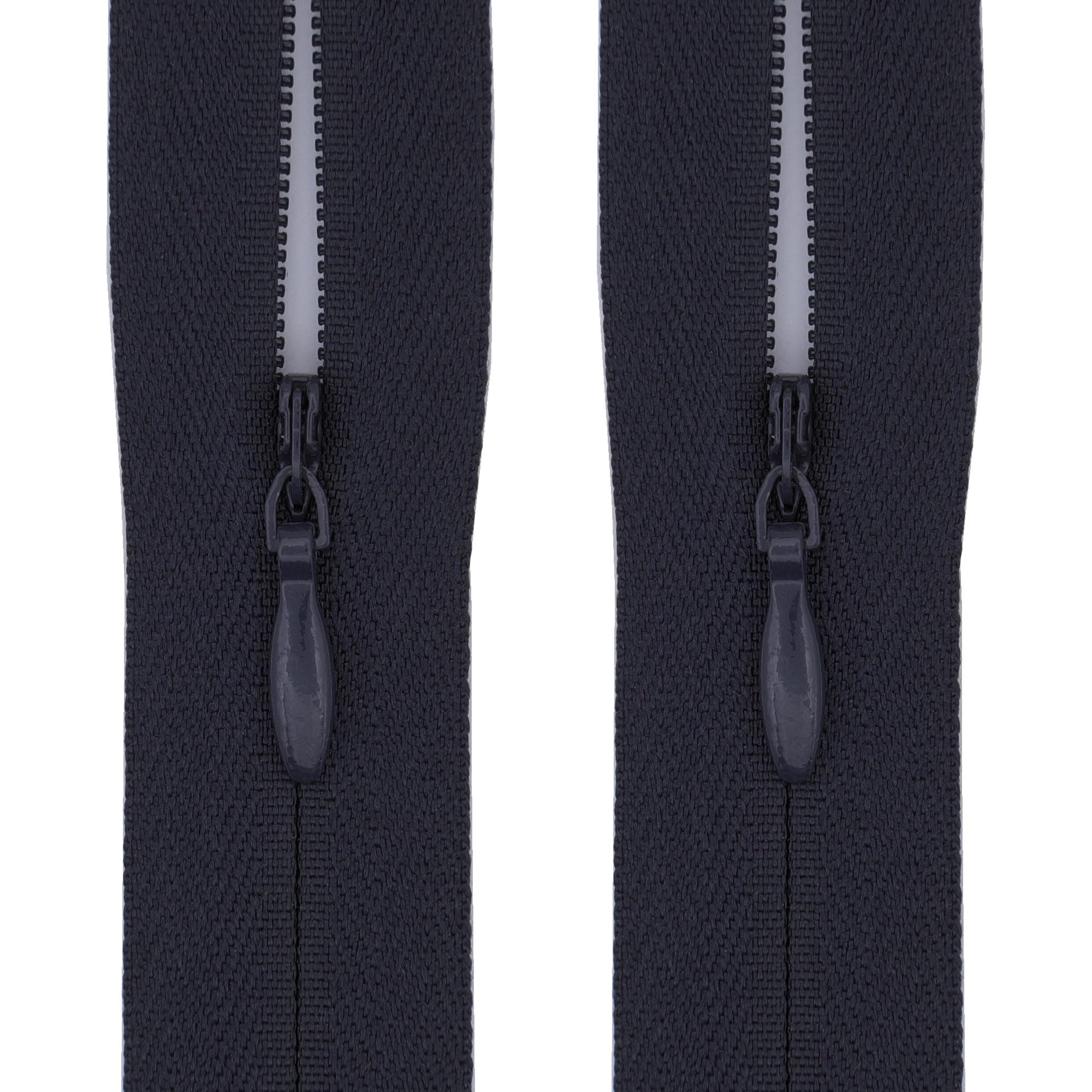 #3 Invisible Zips, 2 Pack, 22 Inch, Very Dark Navy