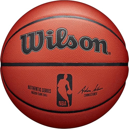 Wilson Balones de baloncesto de competición de interior auténticos de la NBA - Tamaño 6 y tamaño 7