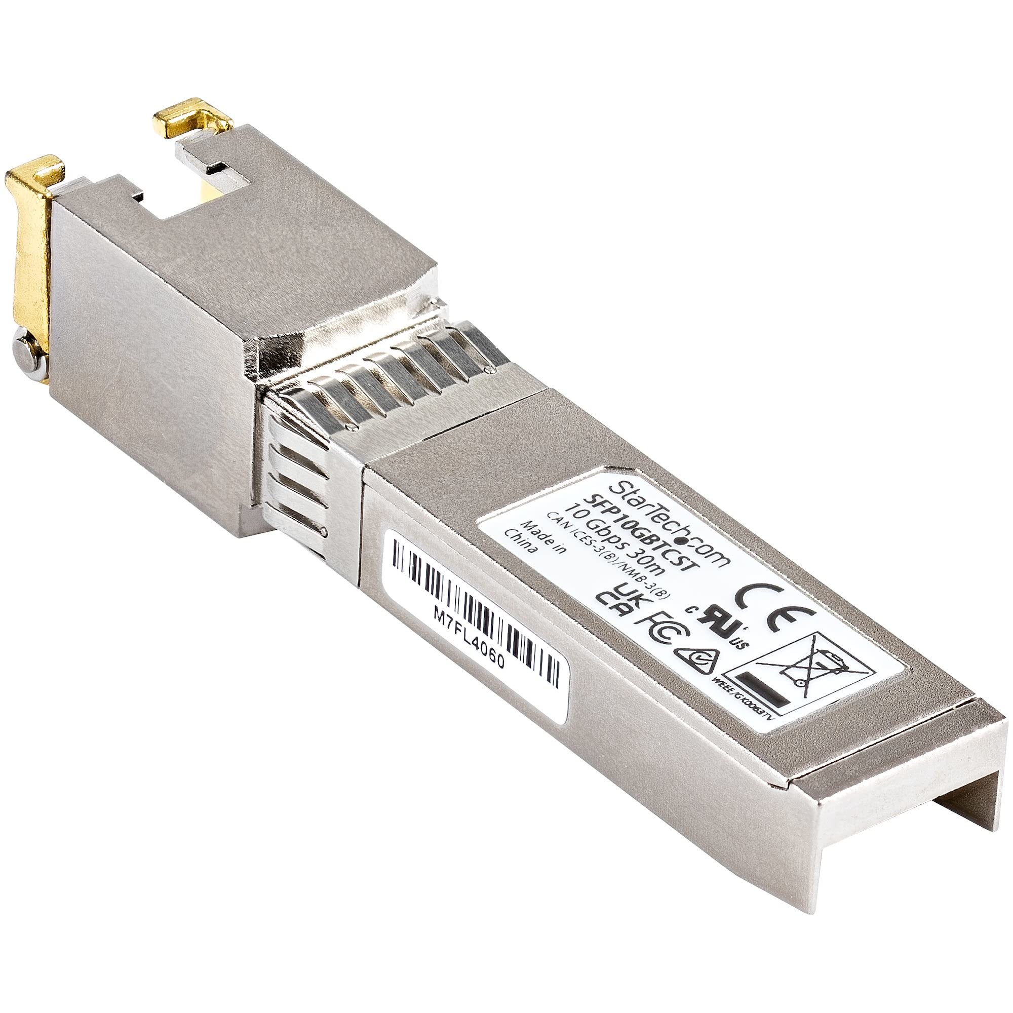 StarTech.com Modulo Ricetrasmettitore SFP+ Compatibile con Cisco - 10GBASE-T - Conforme MSA - Garantito a vita | Connessione 10 Gigabit Ethernet su rame, Conforme allo standard MSA