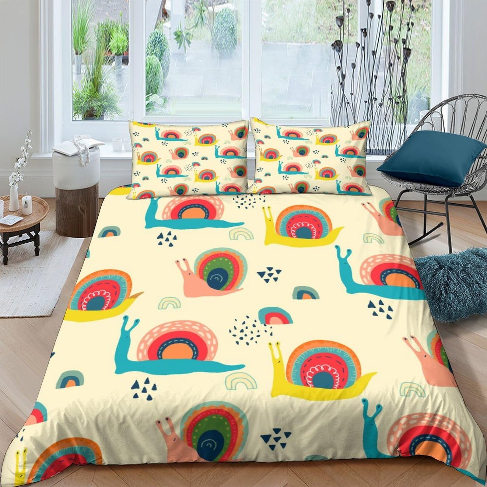 Ctjqhvkz Style-9 3D Printed Abstract Rainbow Fitted Sheet Microfiber Soft Geometric Figure Mattress Cover Anti-Slip Washable Decor For Bedroom Guest Room Single（135X200cm）