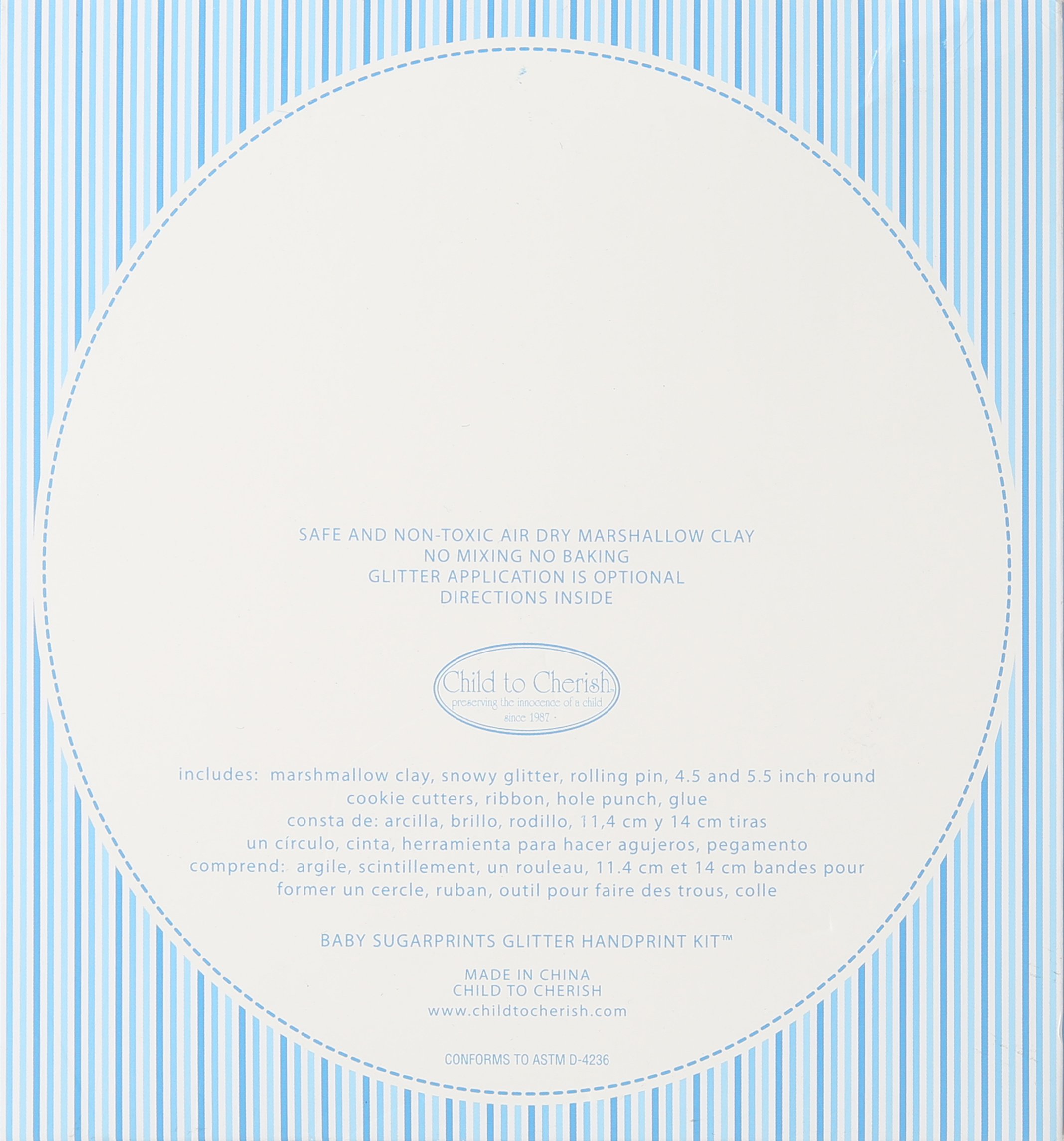 Child to Cherish Sugarprints Handprint Kit, Blue