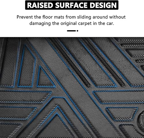 Miniatura 4 de SXTEEN Alfombrilla de carga trasera para maletero de automóvil para Peugeot 3008 2017 2018 2019 2020 2021, bandeja de goma para todo tipo de clima,