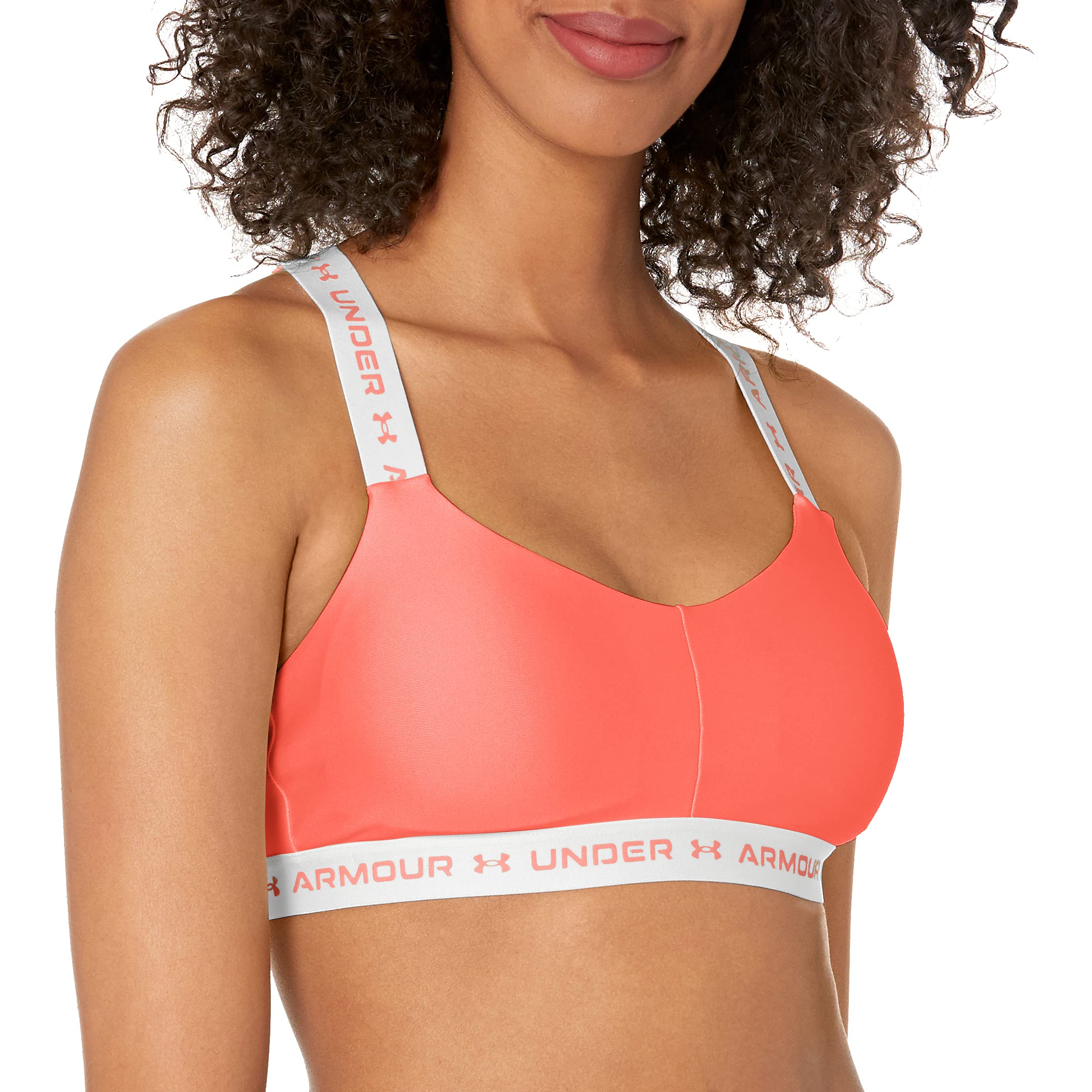 Under Armour Iconic Racer Back Top - Camiseta para Mujer, Color Blanco, Talla M, Blanco, Small-Large
