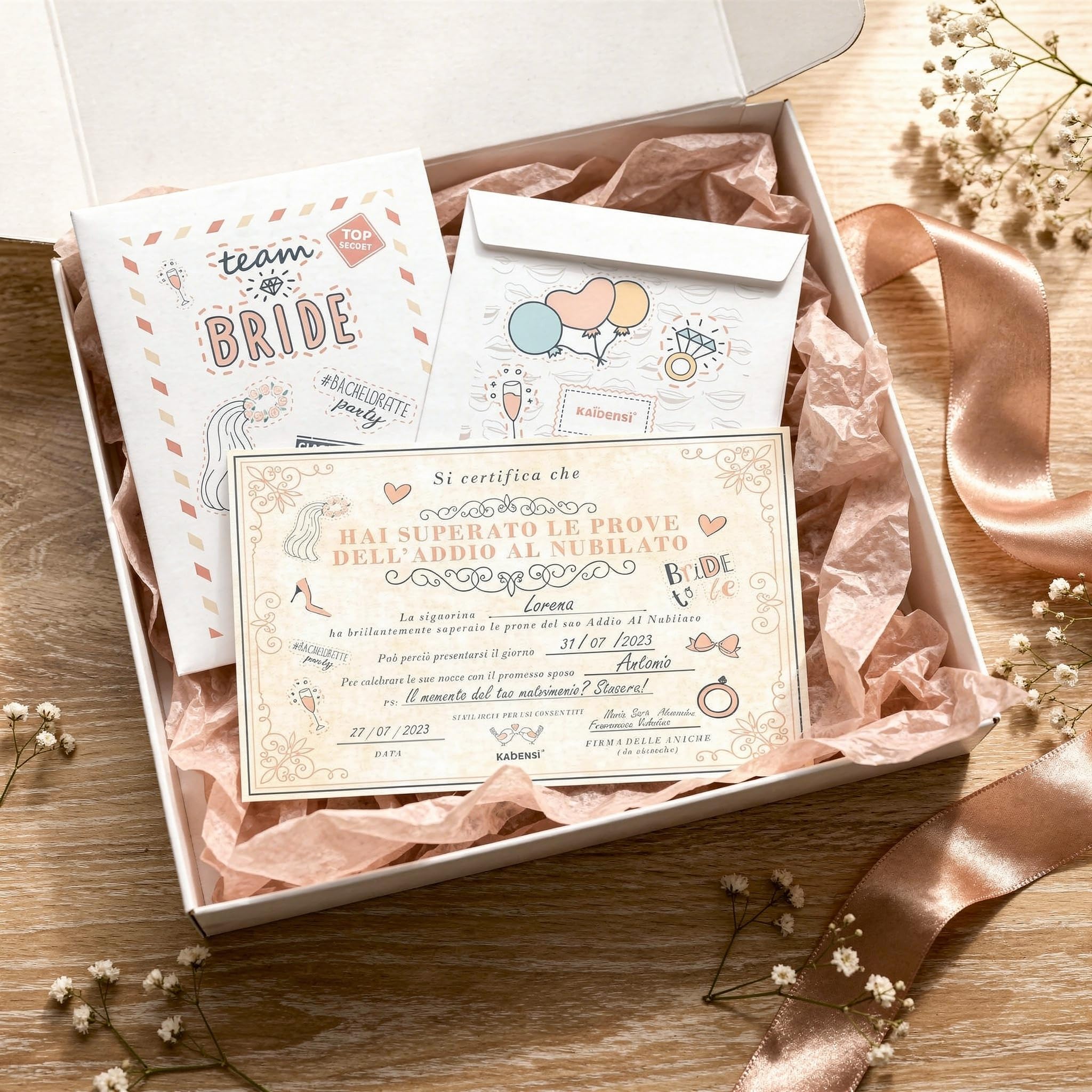 HOWAF Sacchetti per Addio al Nubilato Gadget 12 Team Bride