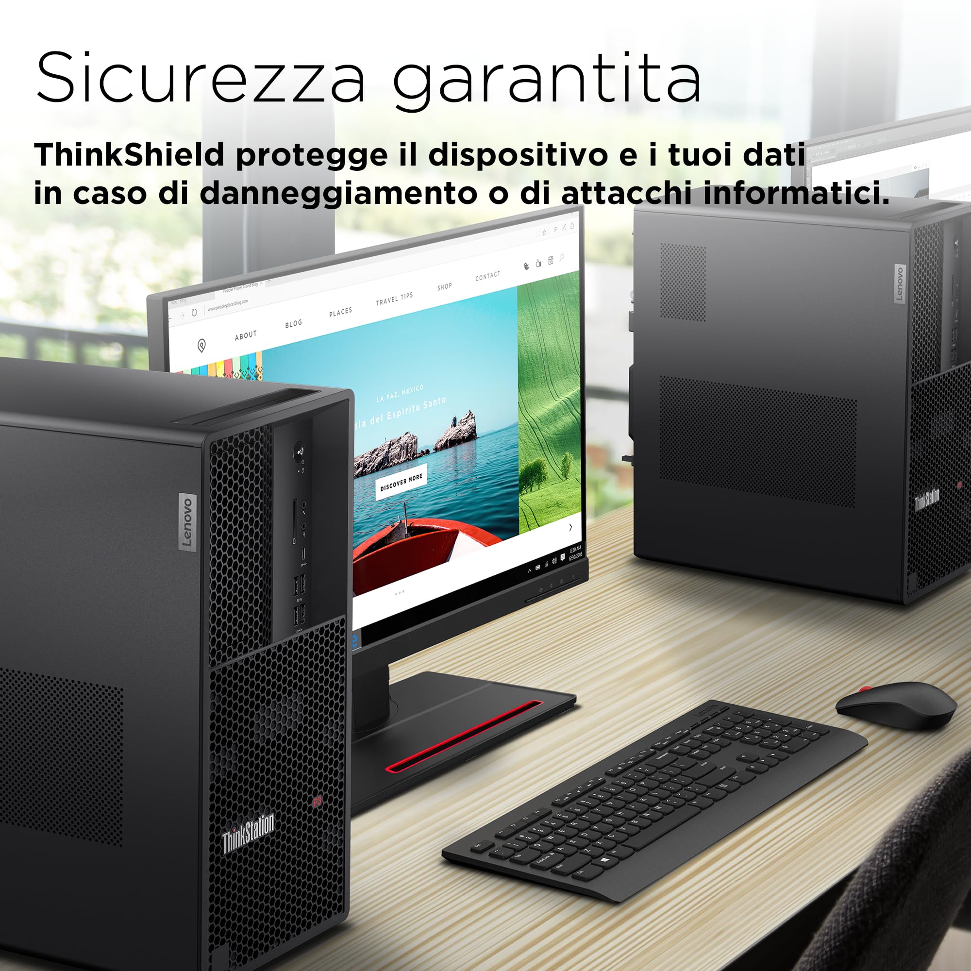 Coperchio Superiore Traforato Lenovo ThinkCentre P3 / P360 – Piccolo, Compatto, Nuovo