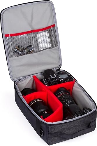 G-raphy Bolsa para cámara DSLR SLR SLR Bolsa de protección sin espejo para cámaras (Nikon, Sony Olympus, Canon, Kodak, Fujifilm, Panasonic, etc.,