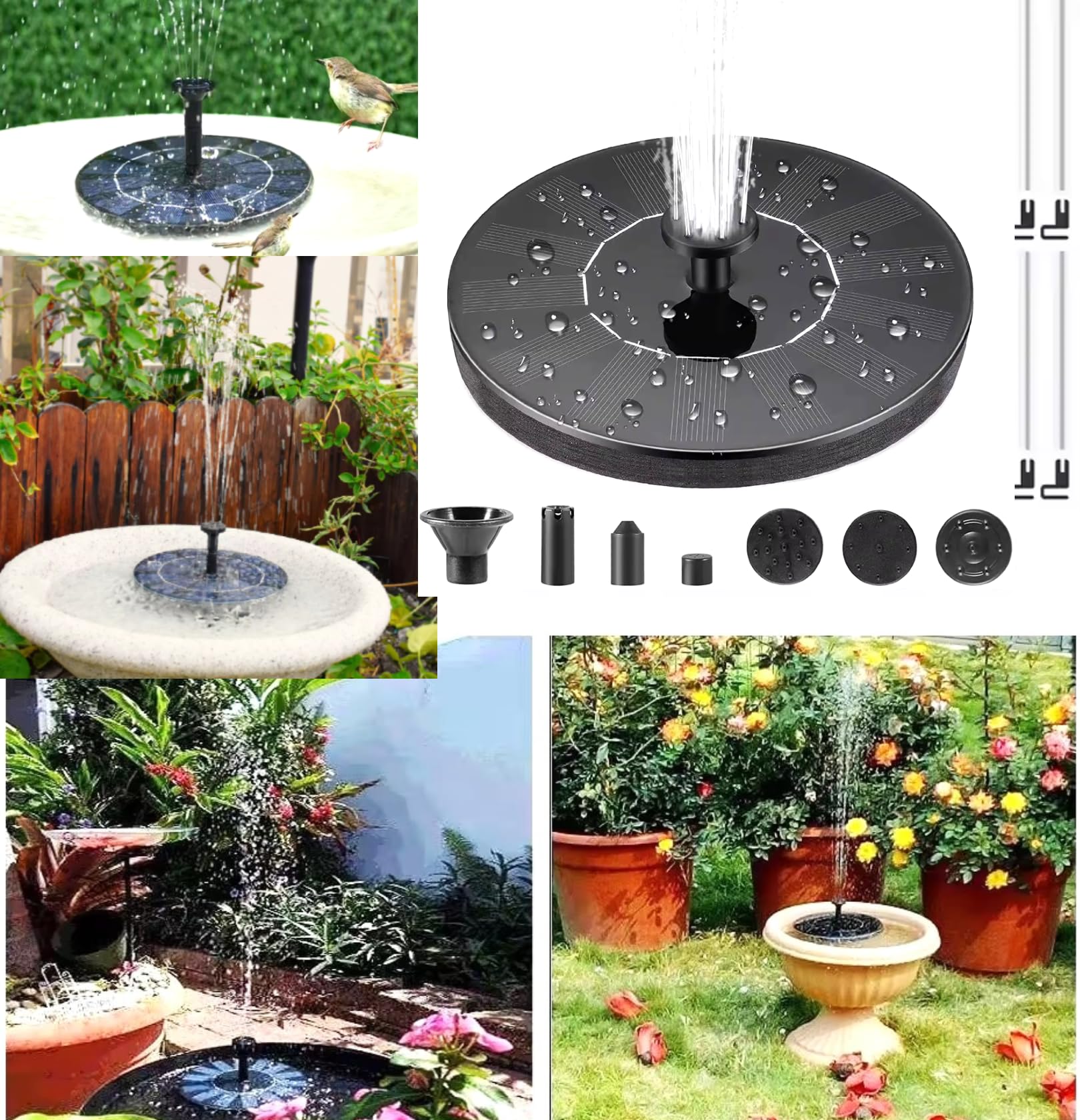 6 Fiori Di Loto Galleggianti Artificiali Per Laghetto - Schiuma Eva, 10 Cm, 6 Colori - Foto 7