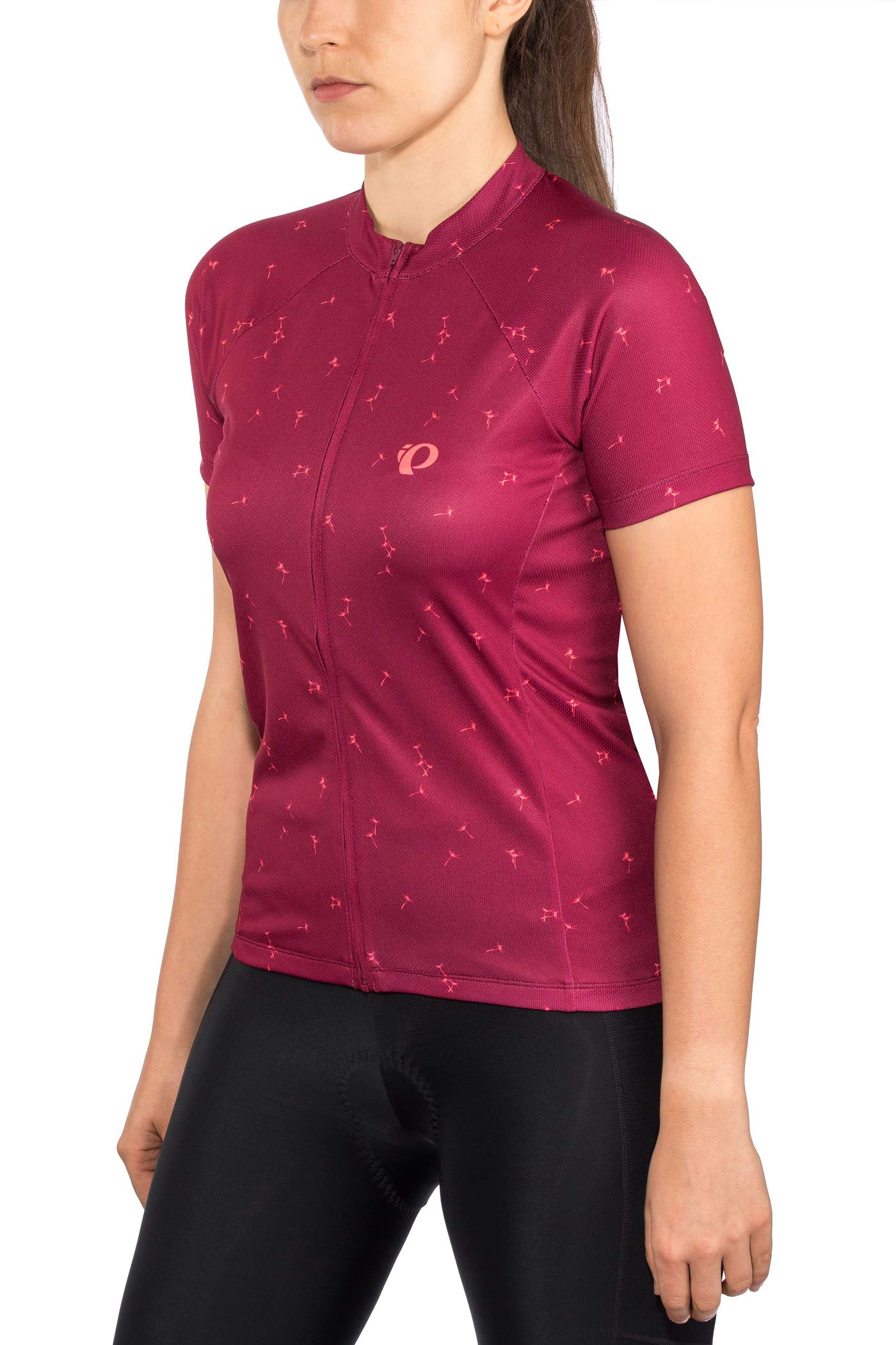 PEARL IZUMI W Select Escape Short Sleeve Graphic Jersey, Beet Red