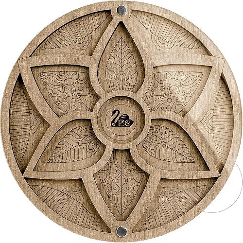 Miniatura 7 de Caja organizadora de cuentas, Caja de almacenamiento de cuentas de madera, Caja de almacenamiento organizadora de semillas