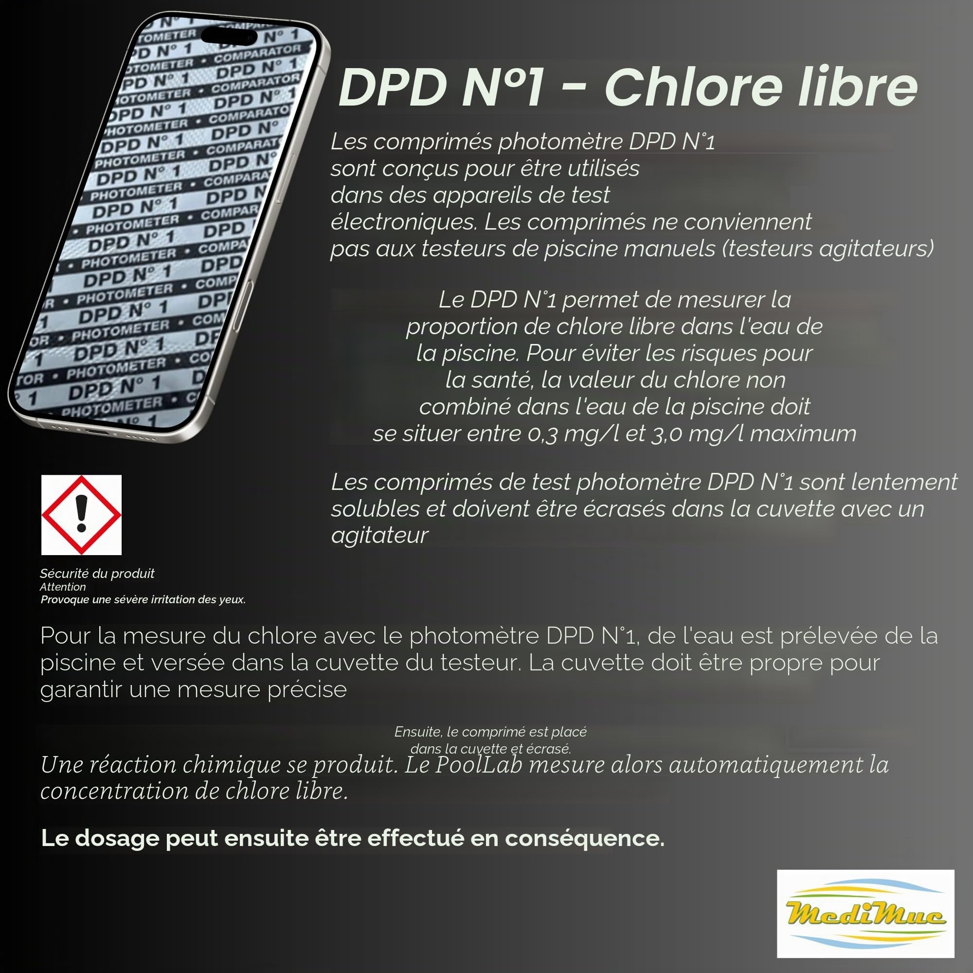 PoolLab 1.0 - Pack de recharge (pour Water Lab)