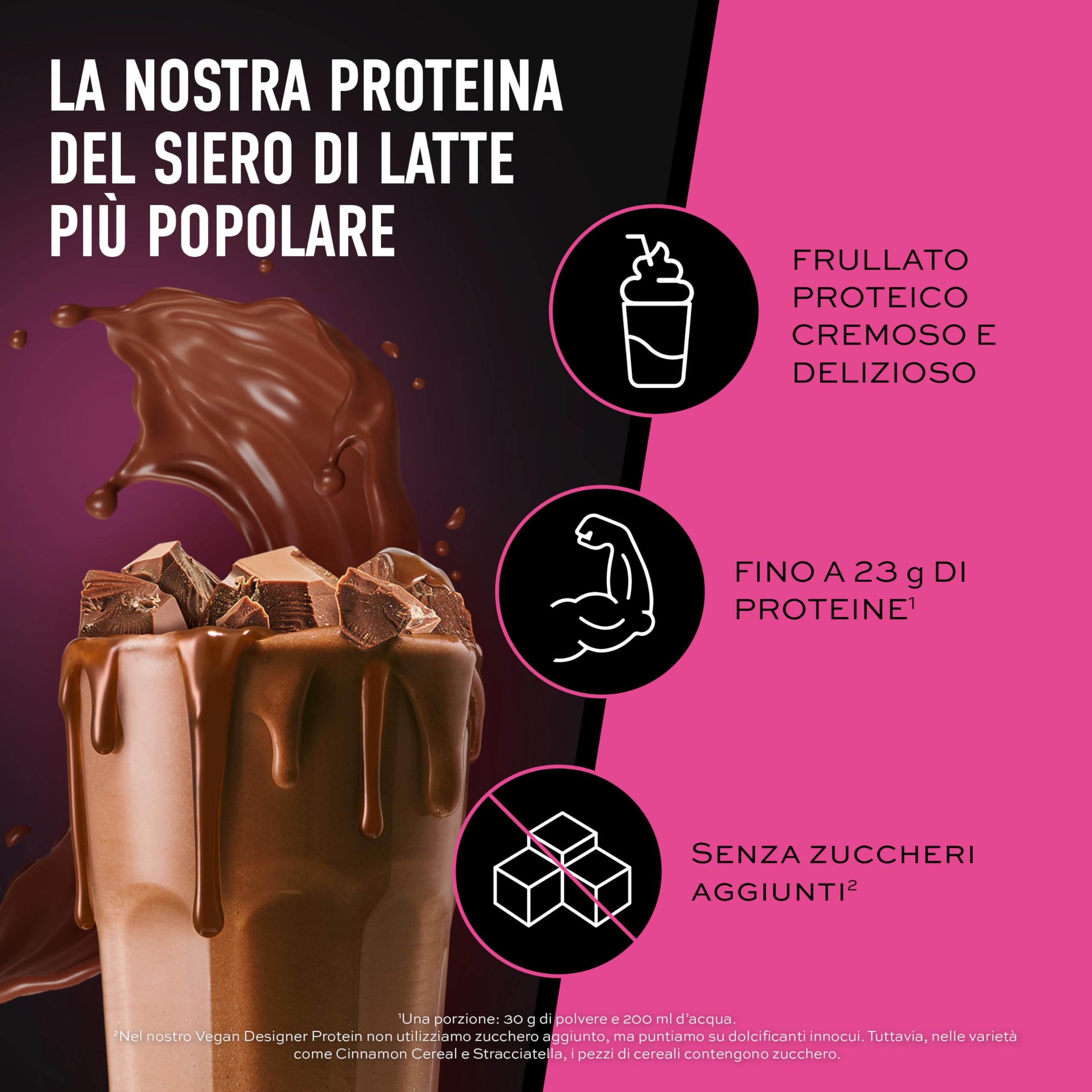 ESN Designer Whey Protein, Chocolate, 1000 g - Proteine in Polvere per lo Sviluppo e il Recupero Muscolare