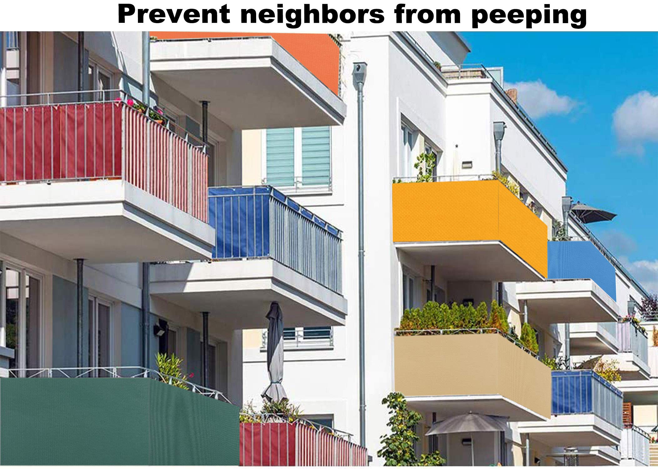 Fascette stringicavo in nylon per patio, recinzione, cortile, portico, protezione solare, protezione per la privacy, resistenti alle intemperie, resistenti ai raggi UV, soluzione per la gestione dei