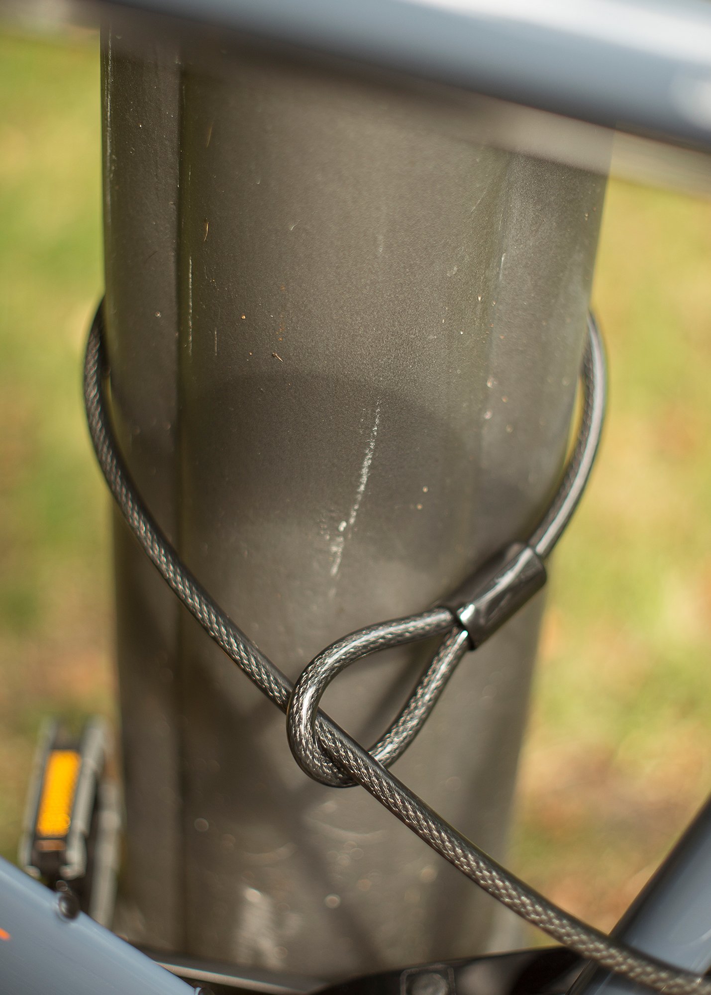 Rahmenschloss Fahrrad I Einsteckkabel mit Halterung