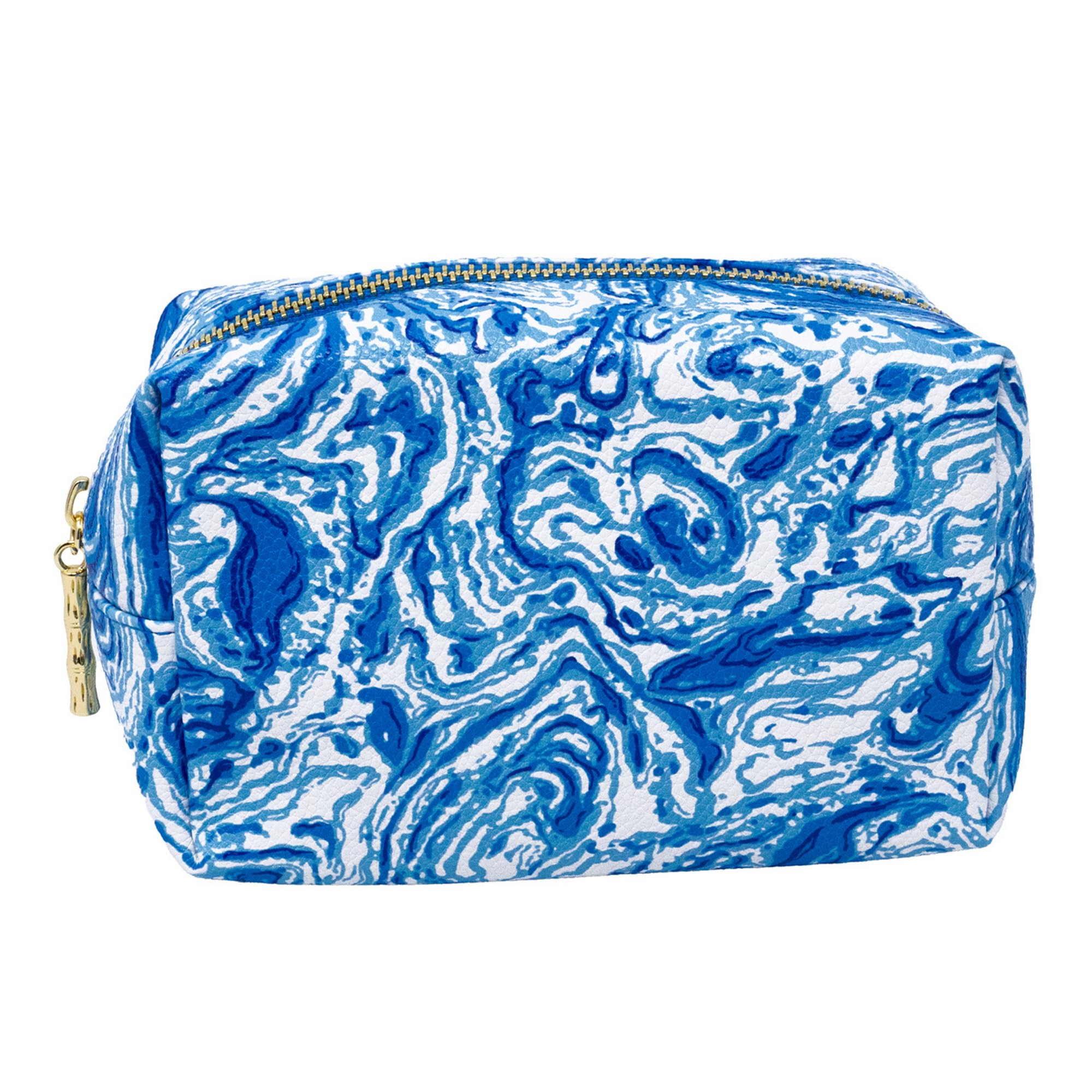 Lilly Pulitzer Neceser de viaje de 4 piezas, bonito estuche de equipaje para adultos, juego de bolsa con cremallera para cosméticos, bolsa pequeña para suministros, maquillaje o artículos de tocador