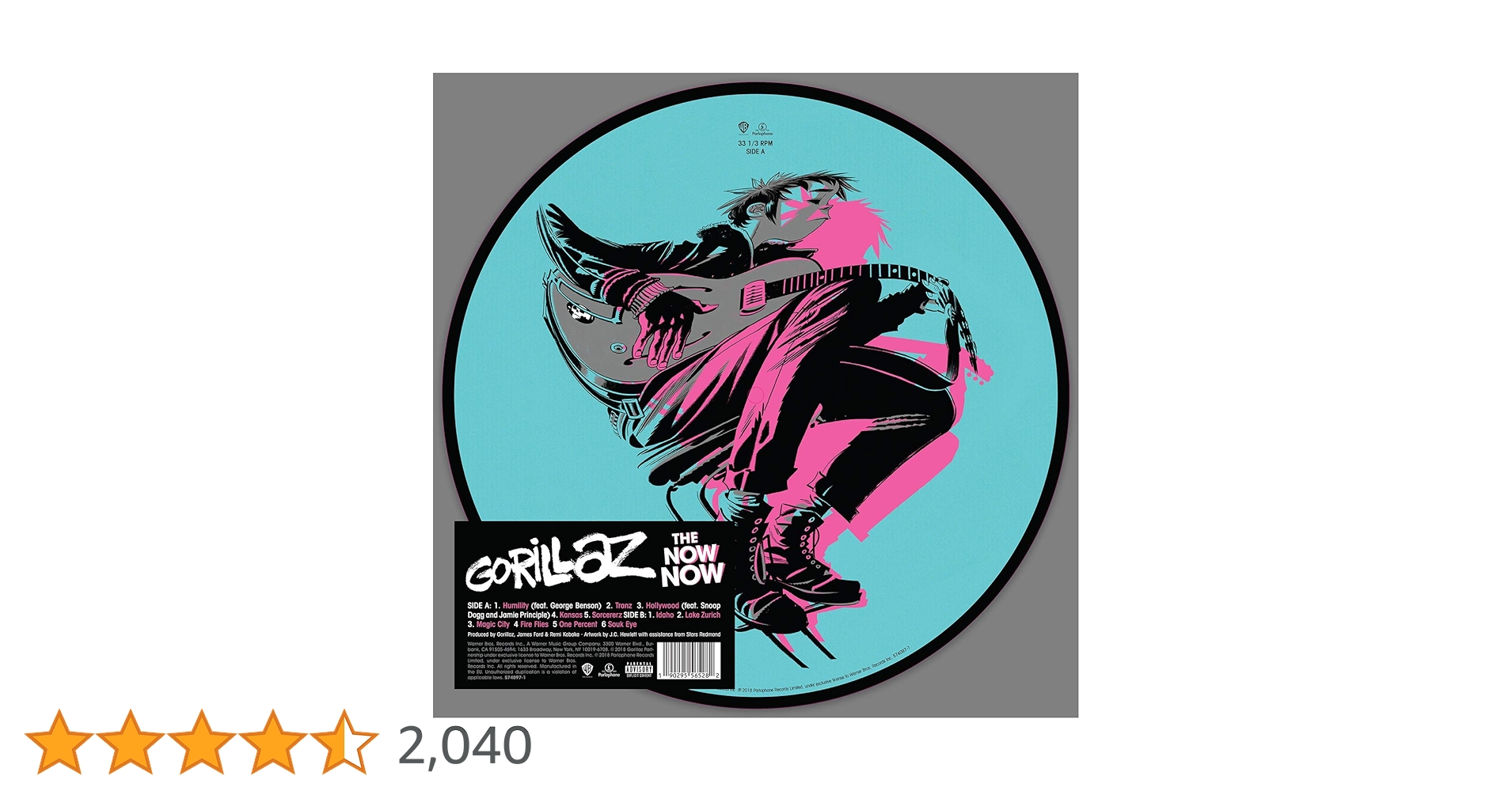 GORILLAZ - Now Now (Picture Disc) (X) | Amazon.com.au | Music