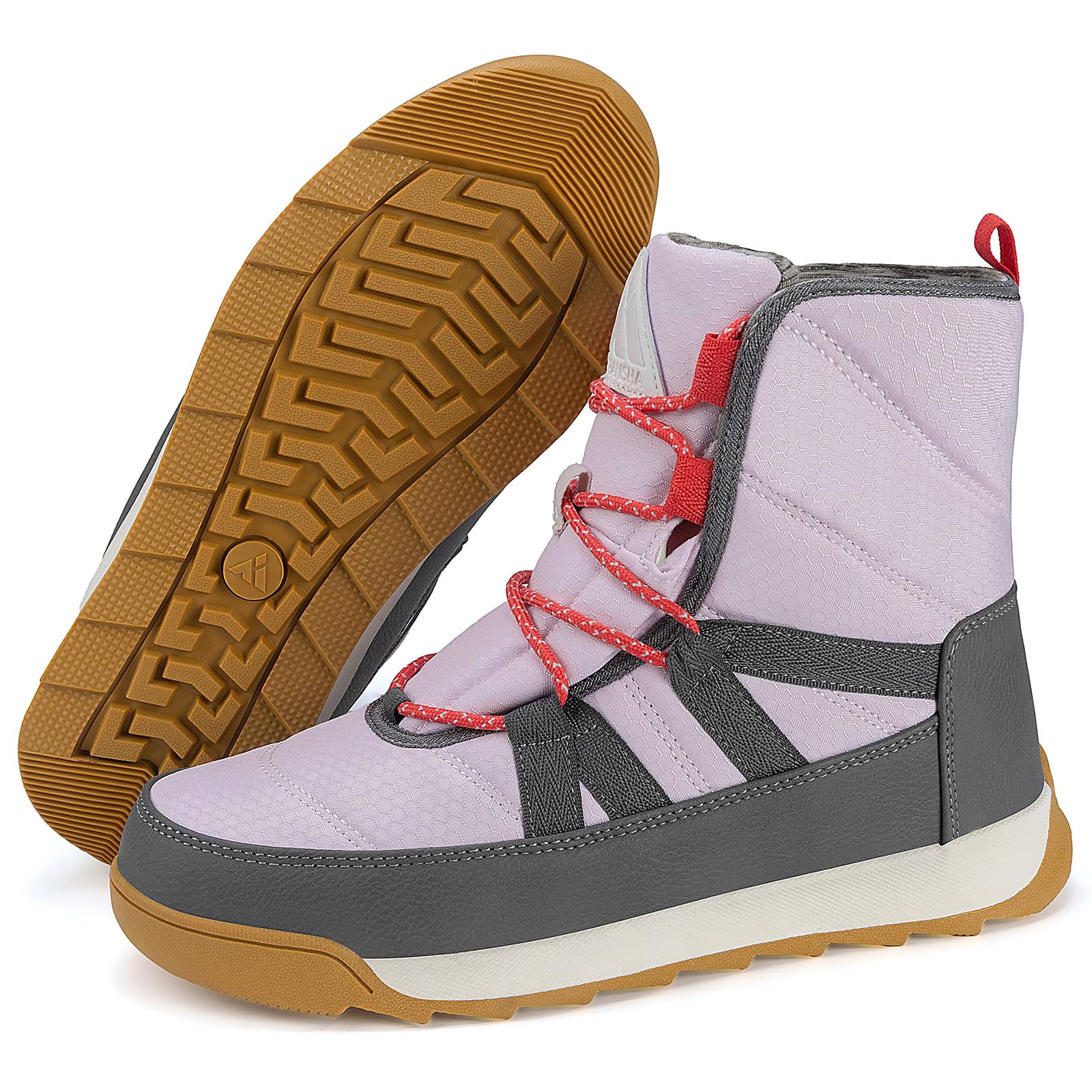 Mishansha Stivali da Neve Donna Antiscivolo Caldi Scarpe Invernali Comfort Gr.36-42