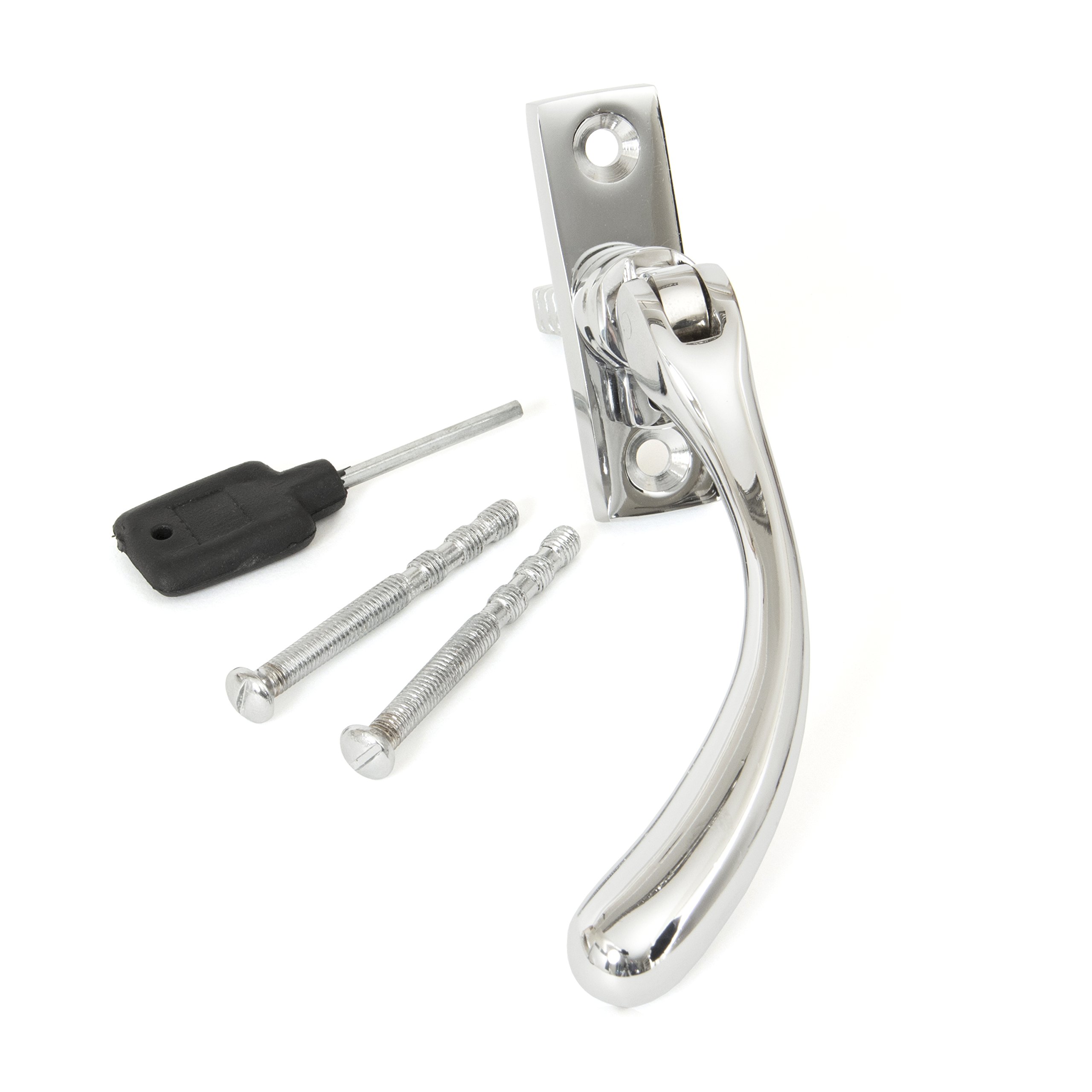From The Anvil Polished Chrome Slim Peardrop EspagLh from B&Q