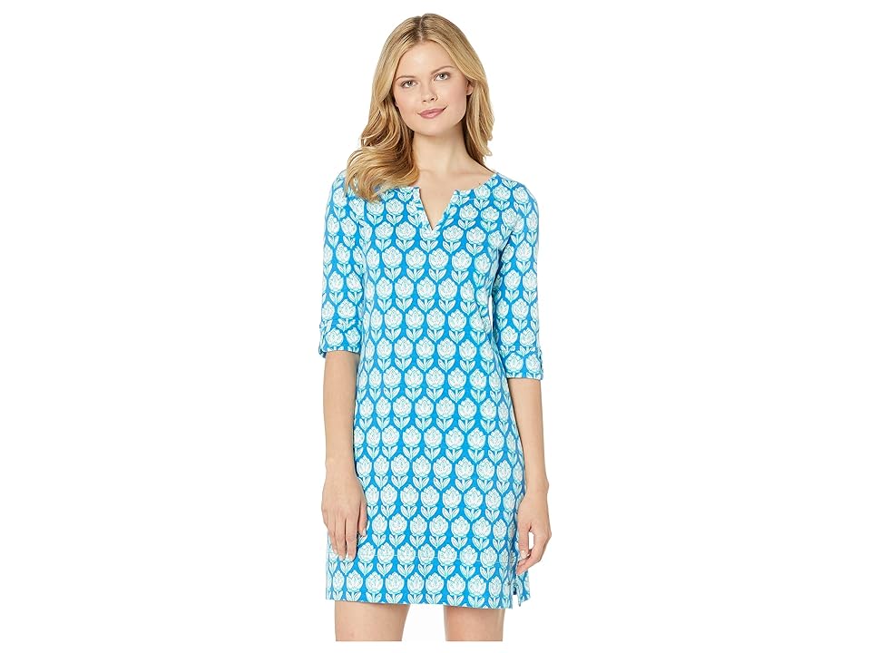 

Hatley Lucy Dress (Shadow Flowers Blue) Women's Dress