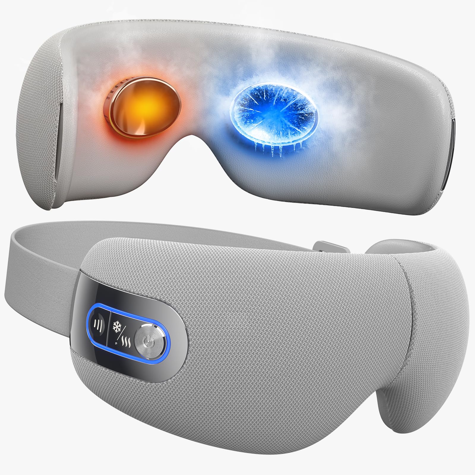 BOB AND BRAD EYEFLOW Eye Massager with Heat Cooling FSA Eligible and HSA - Semiconductor Cold Compress Eye