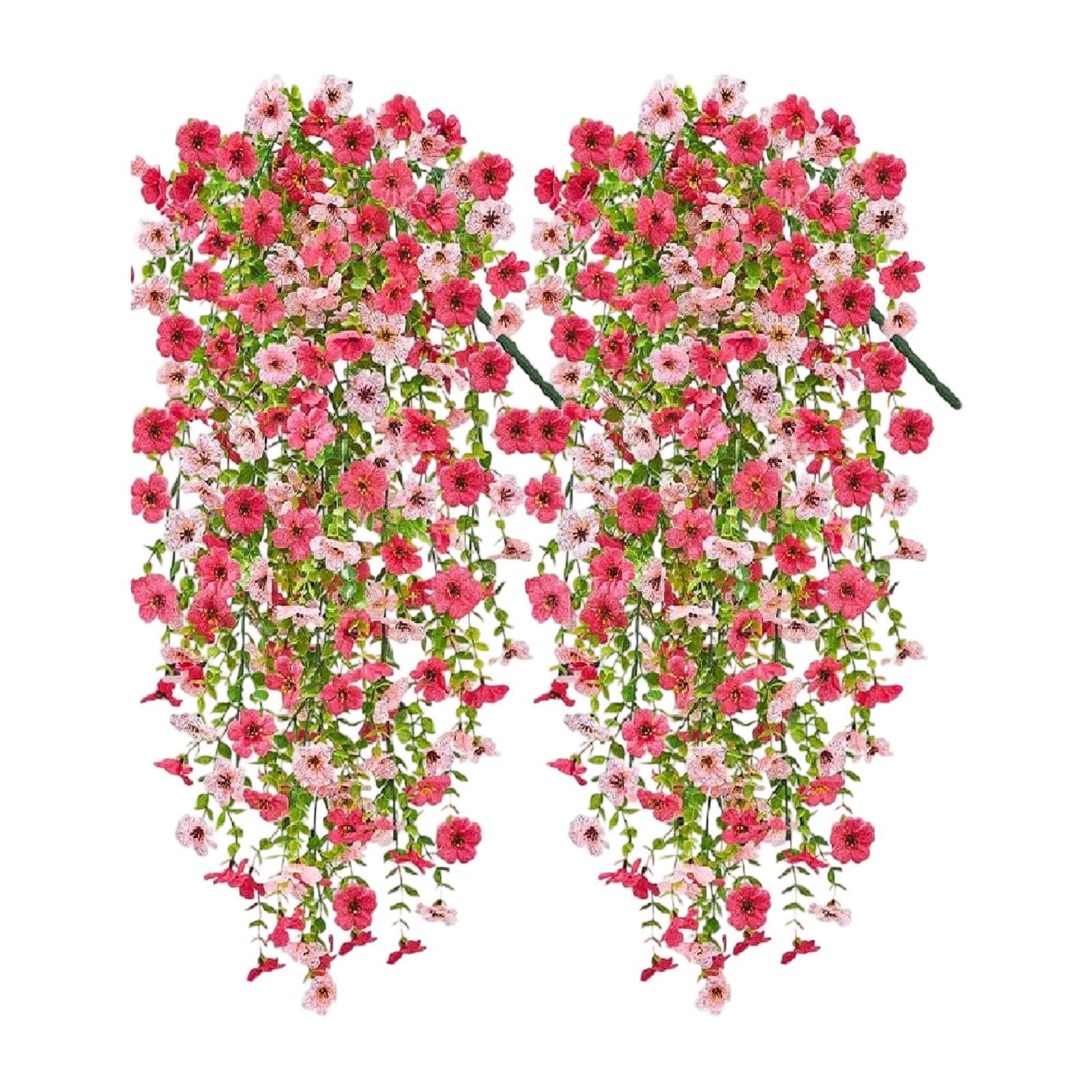 Woedpez Maintenance Frees Artificial Silk Eucalyptuses and Morning Glory Wall Hanging for Wedding Outdoor Home Decoration Artificial Eucalyptuses Wall Hanging