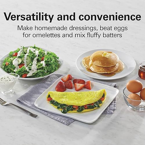 Miniatura 6 de Hamilton Beach DrinkMaster - Mezclador eléctrico de bebidas, mezclador retro y espumador de leche, 2 velocidades, extra grande de 28 onzas, taza de