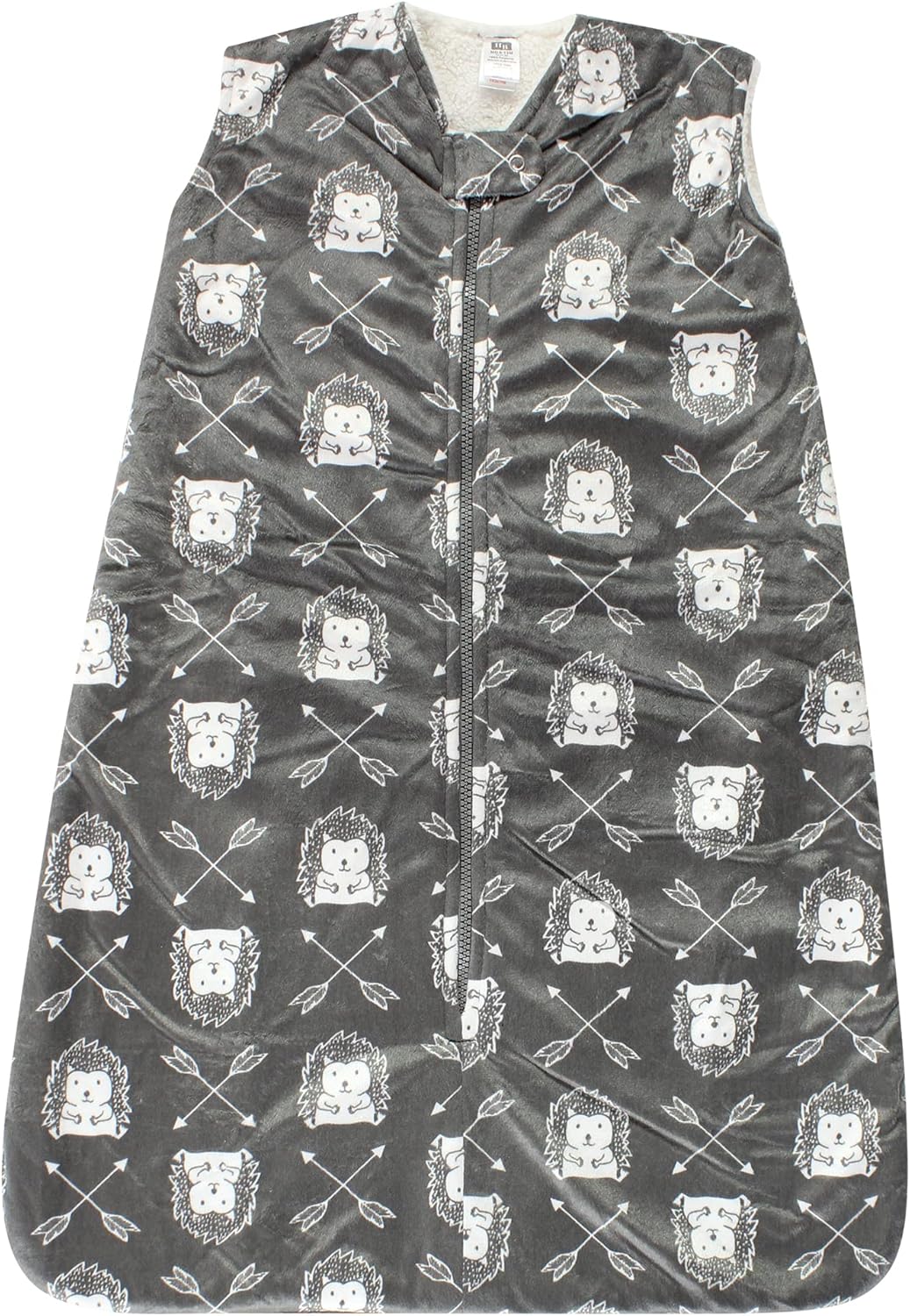 Hudson Baby Unisex Baby Mink with Sherpa Inner Sleeping Bag, Sack, Blanket, Royal Safari, 12-18 Months (Pack of 2)