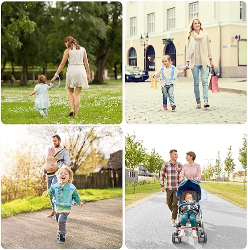 Miniatura 8 de Correa para caminar para niños pequeños, arnés de seguridad para niños, arnés de seguridad con cerradura para niños, enlace de muñeca antipérdida