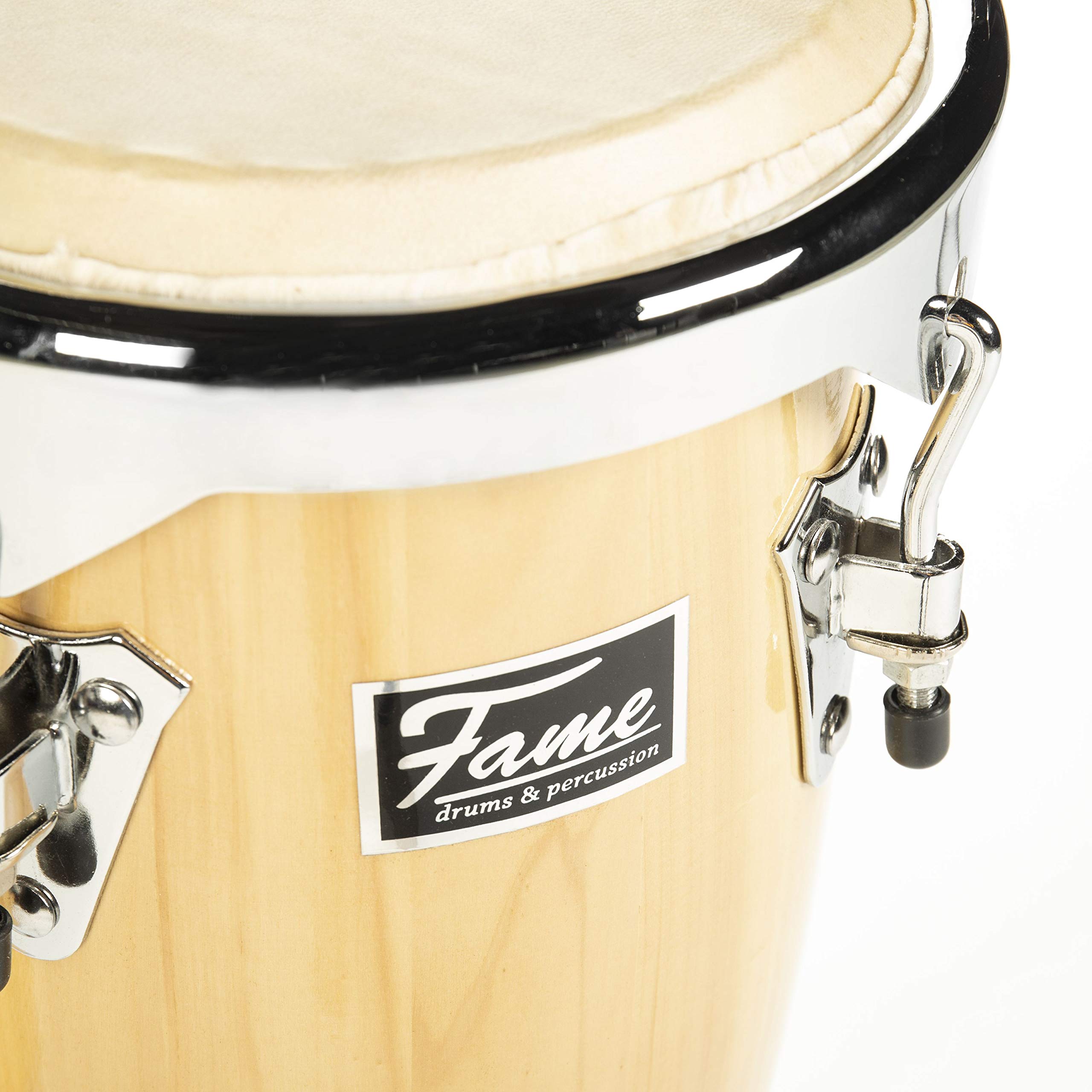 Fame S8300N Conga Set & Stand 8"/9" (Natural) - Conga