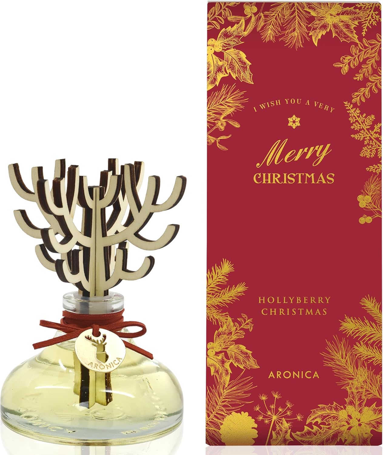 Aronica Christmas Tree Diffuser – Hollyberry Scent, Burgundy Christmas Decorations Red Reed Diffuser, Cinnamon Smell Decor Apartment, Navidad Winter Scented Aromas Home, White Elephant Aronica Christmas Tree Diffuser – Hollyberry Scent, Burgundy Christmas Decorations Red Reed Diffuser, Cinnamon Smell Decor Apartment, Navidad Winter Scented Aromas Home, White Elephant
