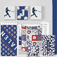 Vista 13 de Juego de ropa de cama personalizado para cuna de bebé, juego de 5 piezas para cuna de bebé, diseño de arco iris y diseño de arco iris, manta de bebé