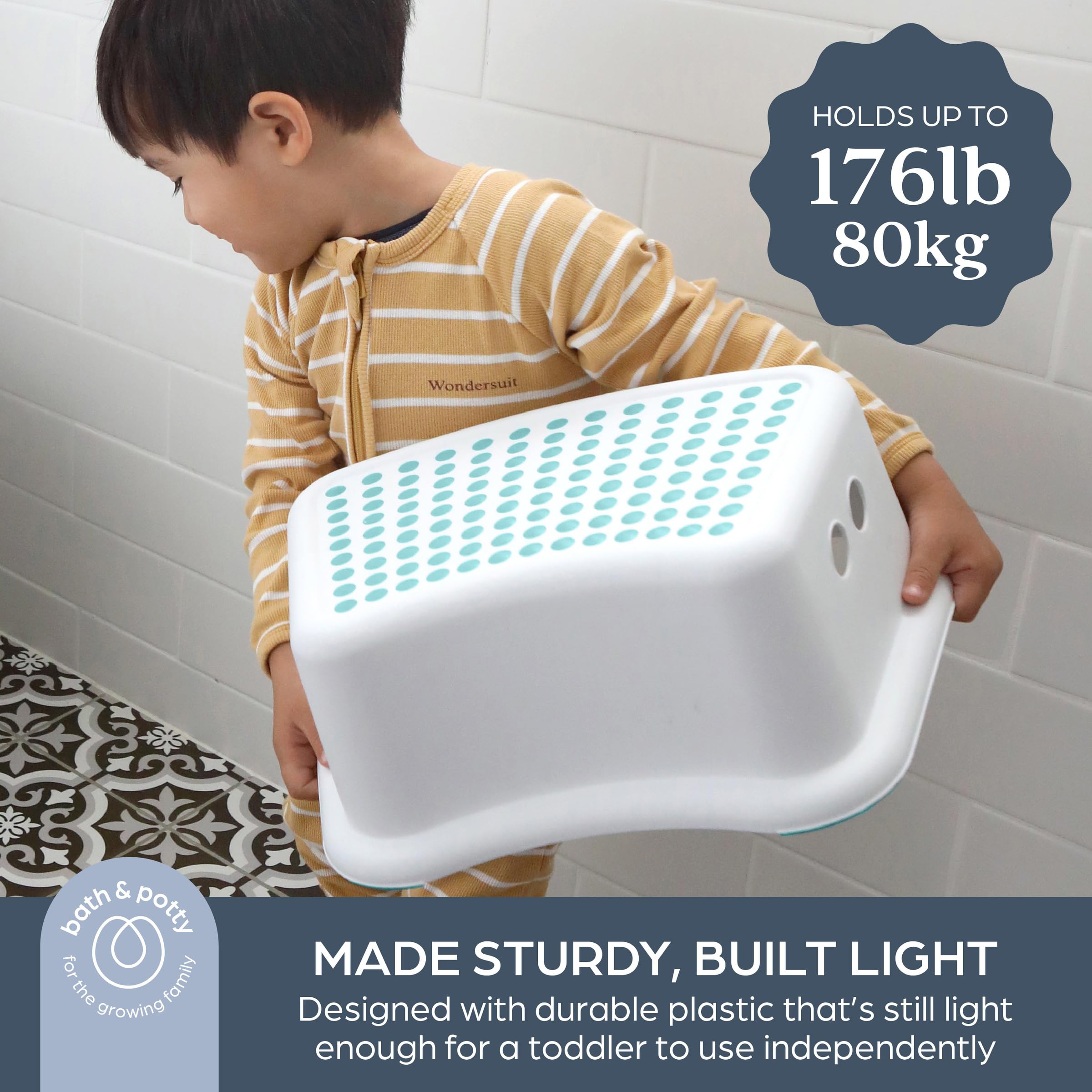 Dreambaby Sgabello Aqua Dots, vasino per bambini con base antiscivolo, modello L672