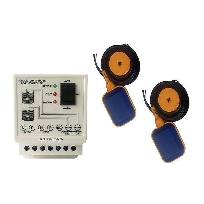 Buy Blackt Electrotech Fully Auto Water Level Controller with Float Switch Sensor for Overhead