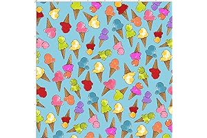 Cone Party Turquoise Fabric by The Yard for Quilting