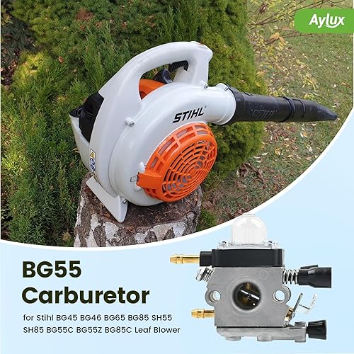 Miniatura 2 de Carburador BG55 con kit de afinación de filtro de aire para Stihl BG45 BG46 BG55 BG65 BG85 SH55 SH85 BG55C BG55Z BG85C Soplador de hojas piezas