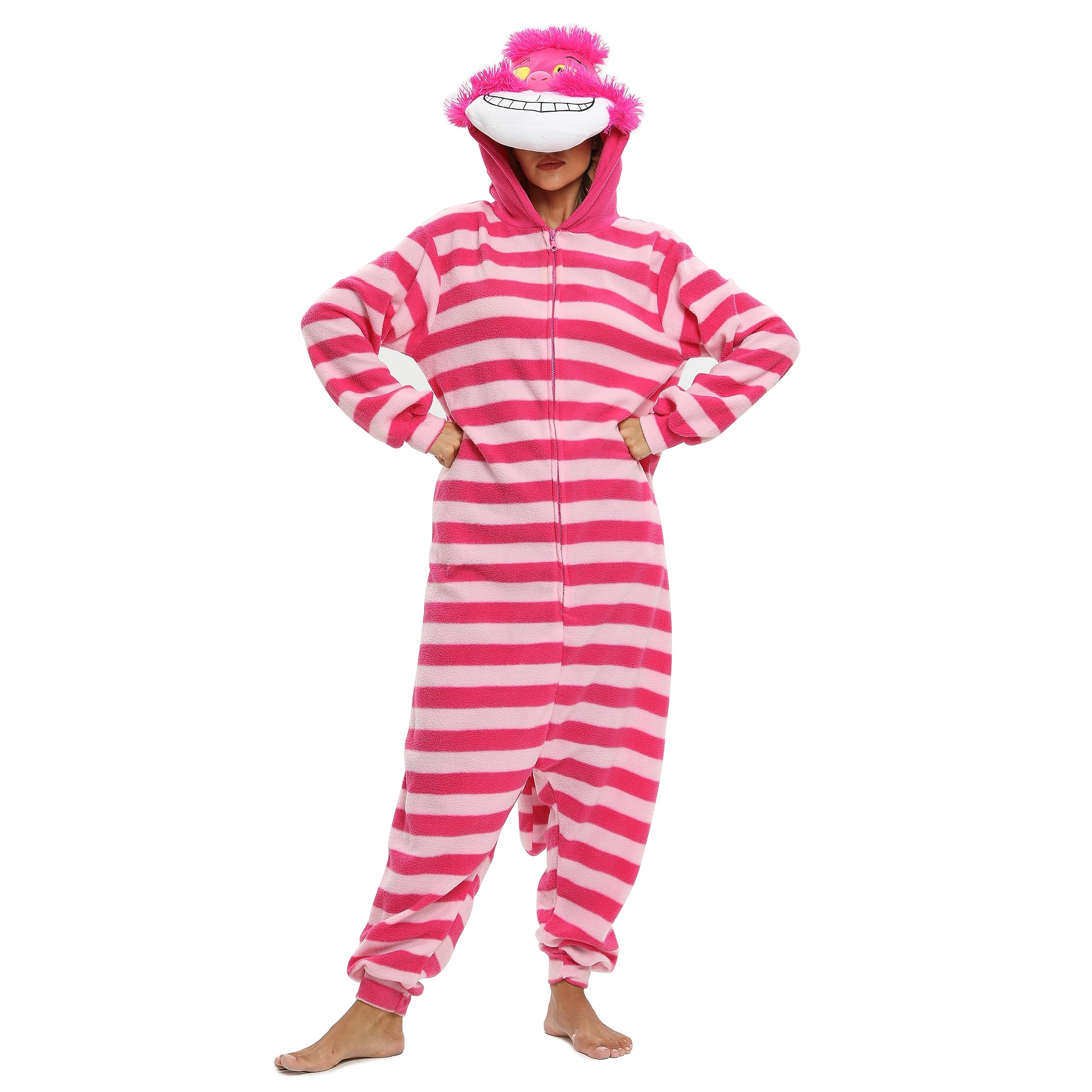 LBJR Pigiamone Animali Pigiama Intero Costume di Cosplay Party Halloween Carnevale Animali Pigiama