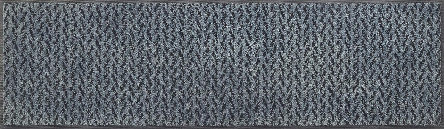 wash+dry Doormat Duo Denim 35 x 120 cm Washable for Indoor and Outside Use