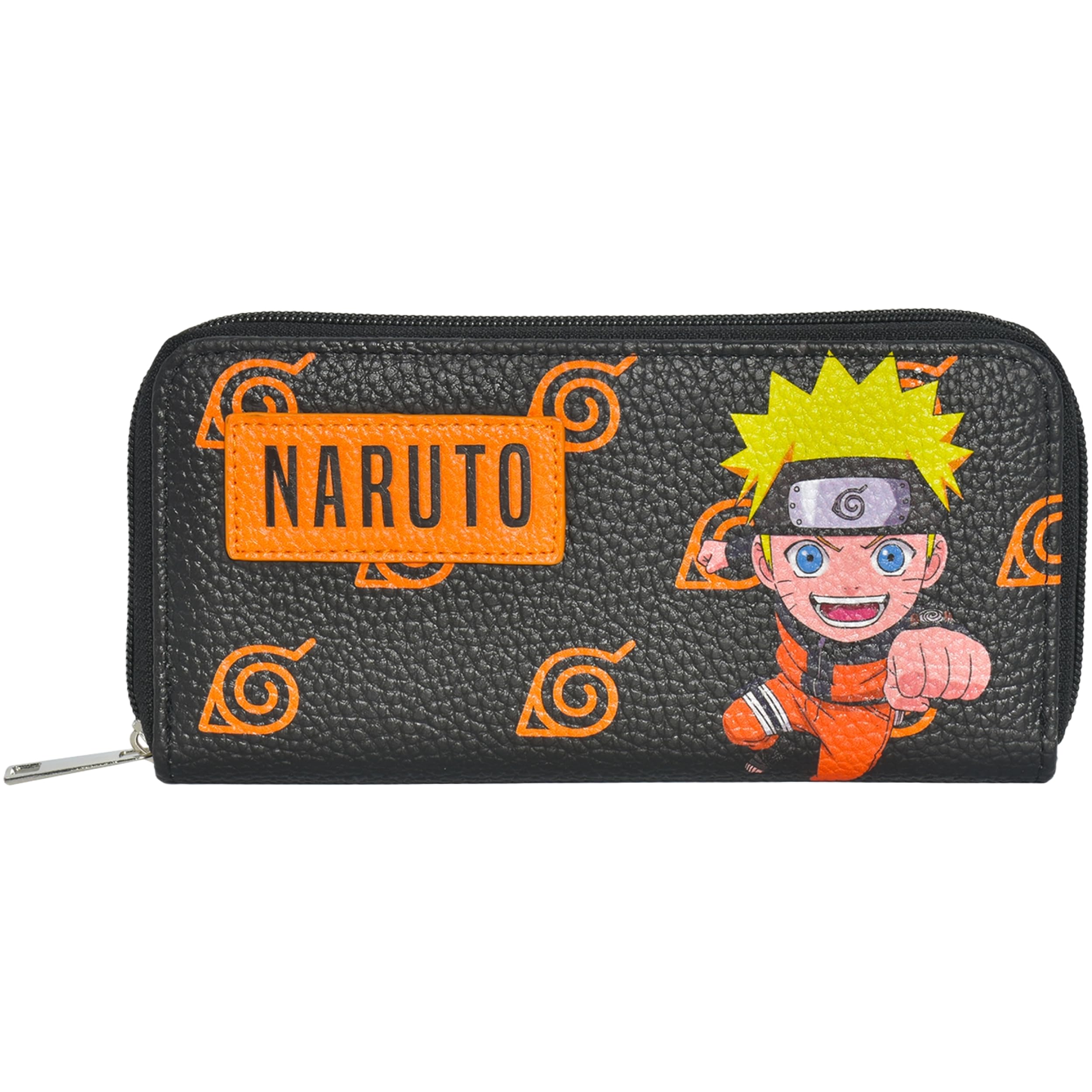 Amazon.com: Naruto Chibi Zip-Around Wallet, Hidden Leaf Village