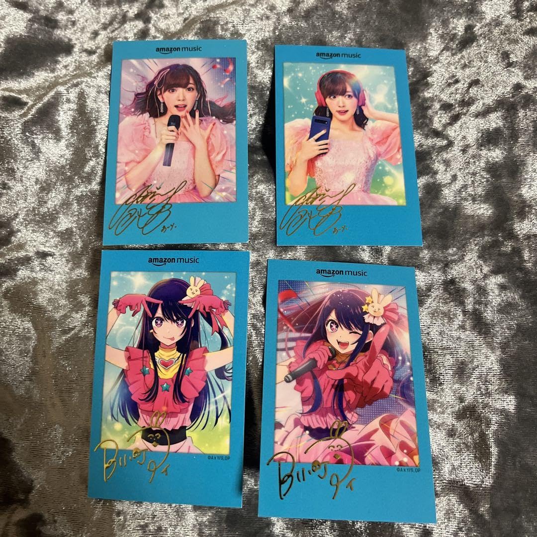 Amazon.co.jp: 鈴木愛理 4種セット チェキ風 チェキ サイン : おもちゃ