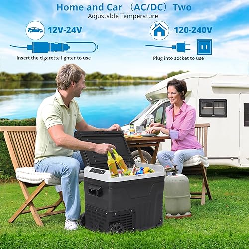 Miniatura 2 de Refrigerador de coche de 53 cuartos de galón, 53 cuartos de galón, negro