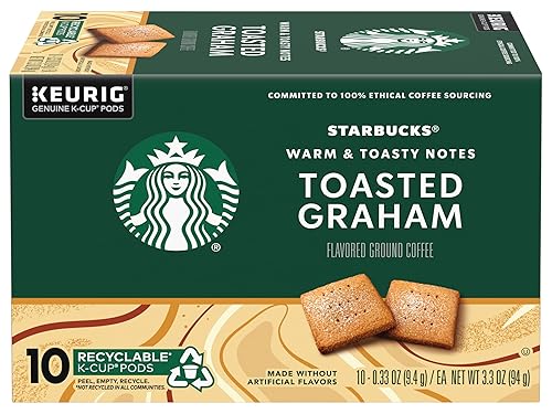 Starbucks Toasted Graham - K-Cup de tostado medio con sabor a tostado
