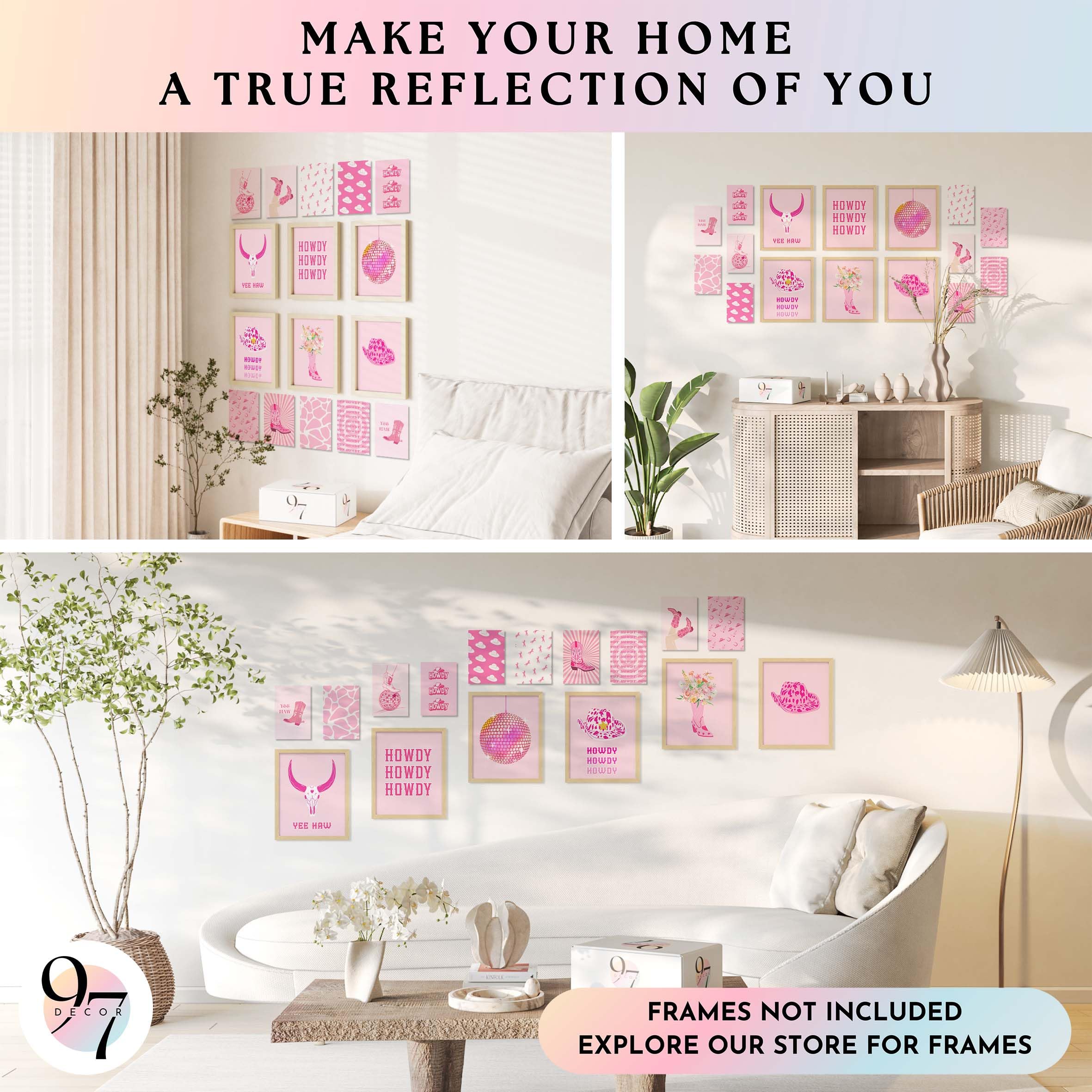 Cowgirl Bathroom Decor ONETECH Pink Cowgirl Boots Room Decor