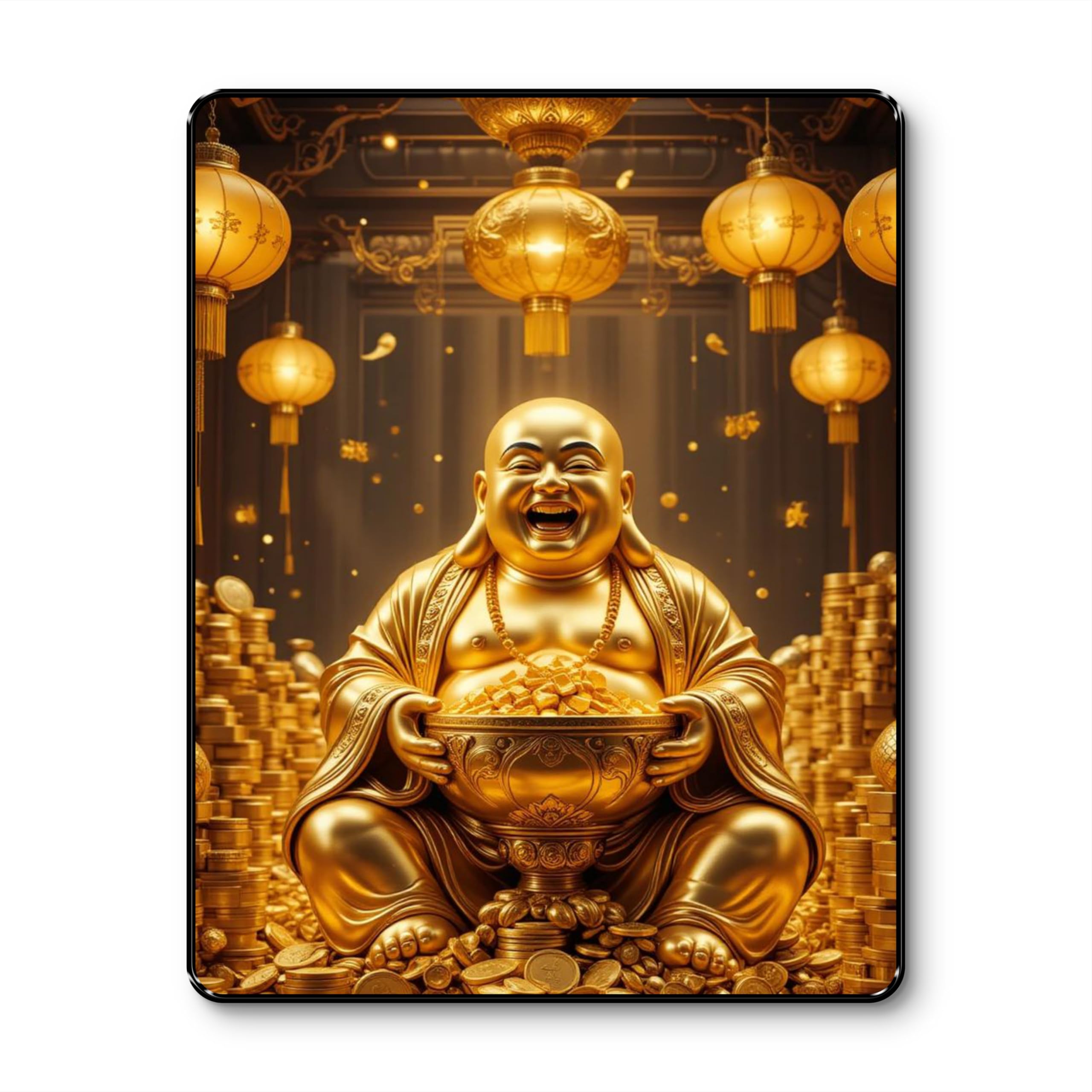 Golden Money Tree Wall Art - Wealth & Good Luck -13