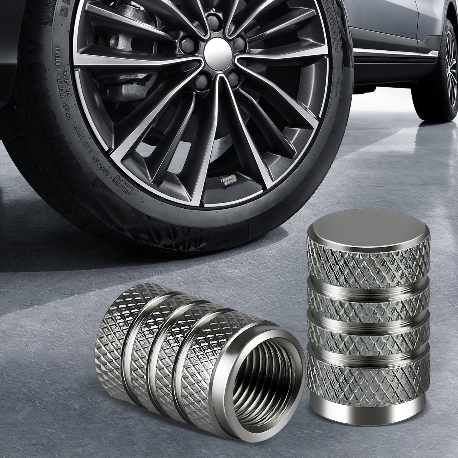 Bouchons Valve Pneu Universels Pour Voitures Et Suv, 12 Mm