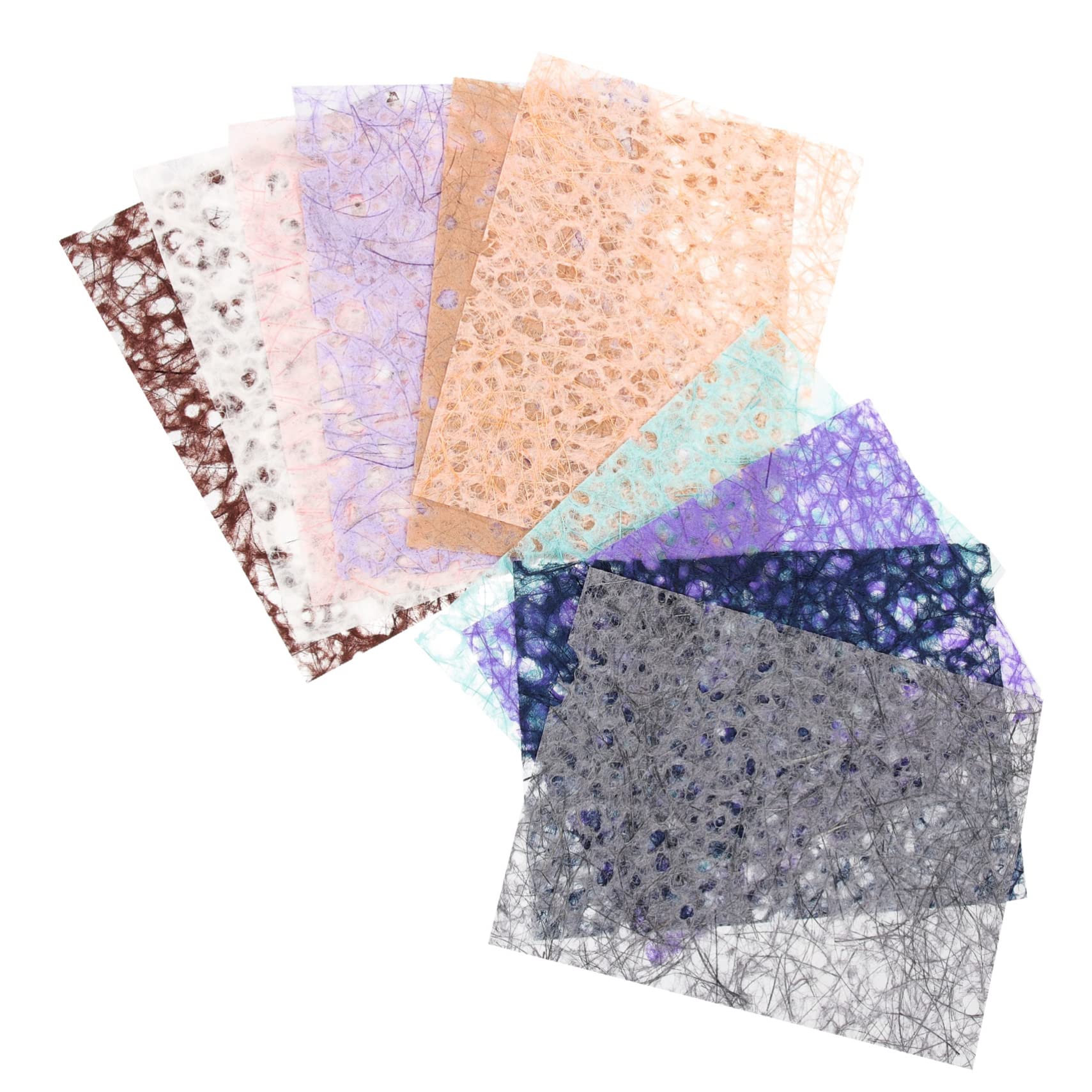 NUOBESTY 5 Juegos Papel Decorativo De Bolsillo Álbum De Recortes Pegatinas Papel De Póster Papel De Álbum De Recortes Papel De Fondo Del Libro De Recuerdos Papeles Chatarra 10 Hojas * 5